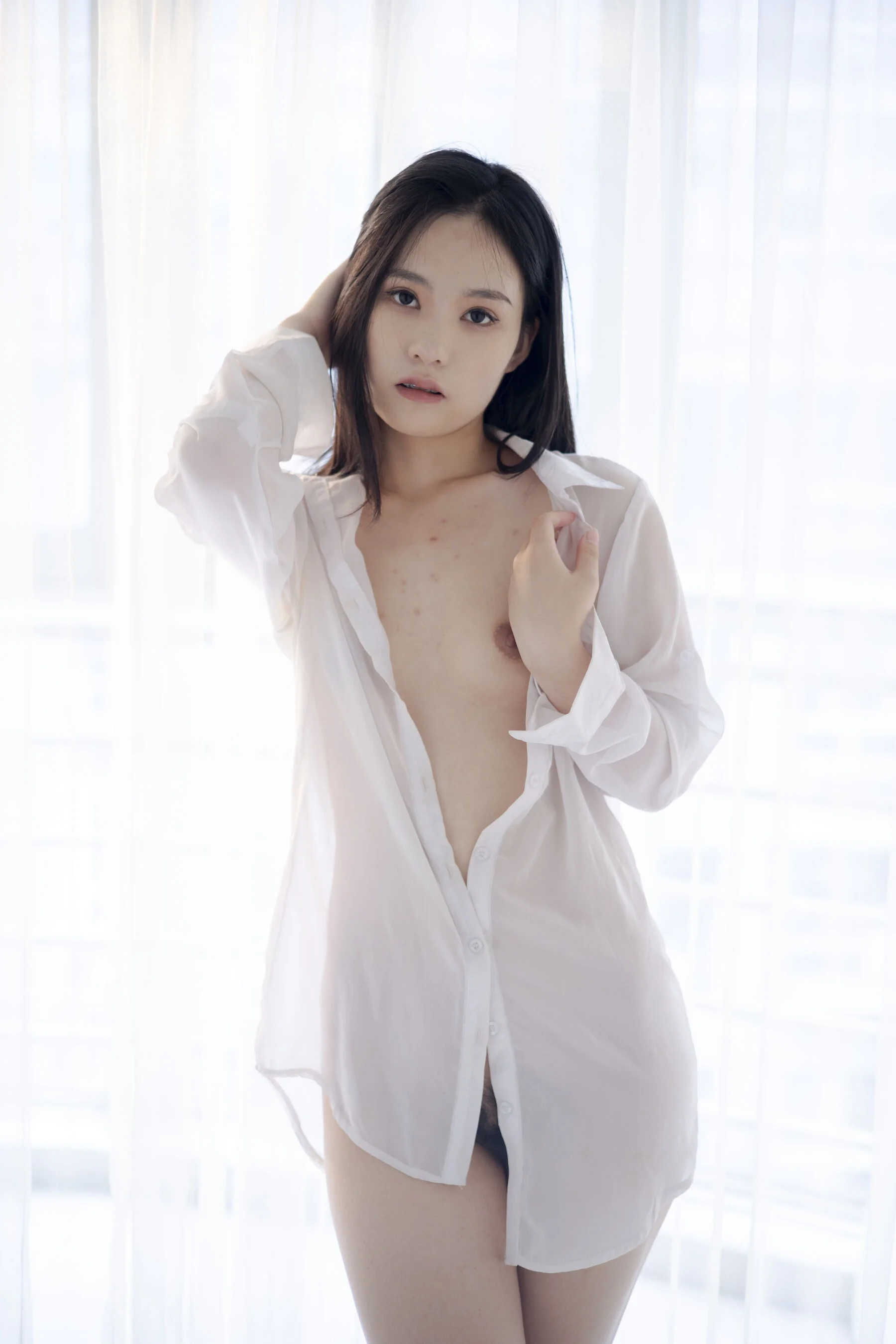 国模沐辰大尺度人体私拍套图 - Photo 298