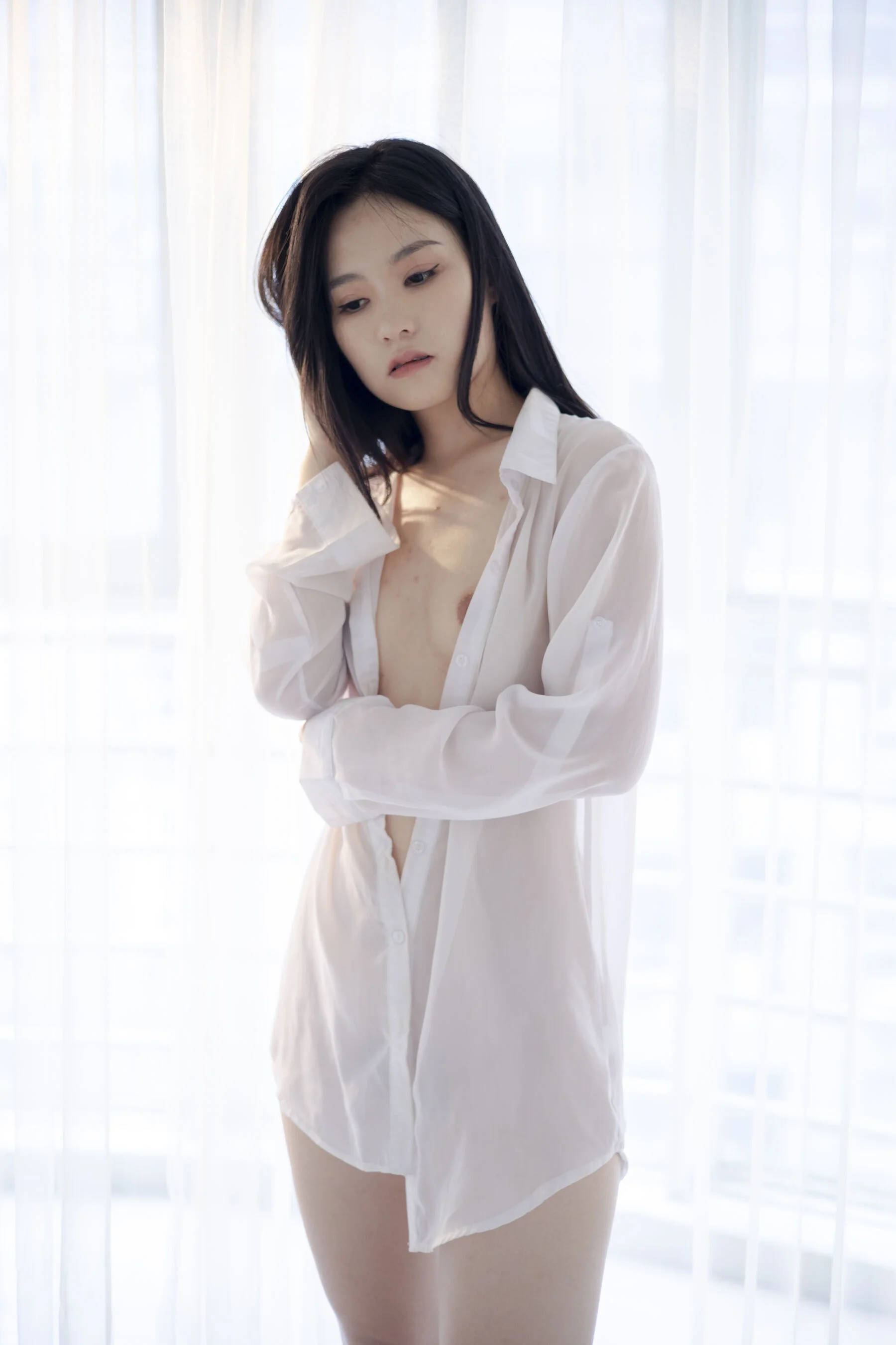 国模沐辰大尺度人体私拍套图 - Photo 302