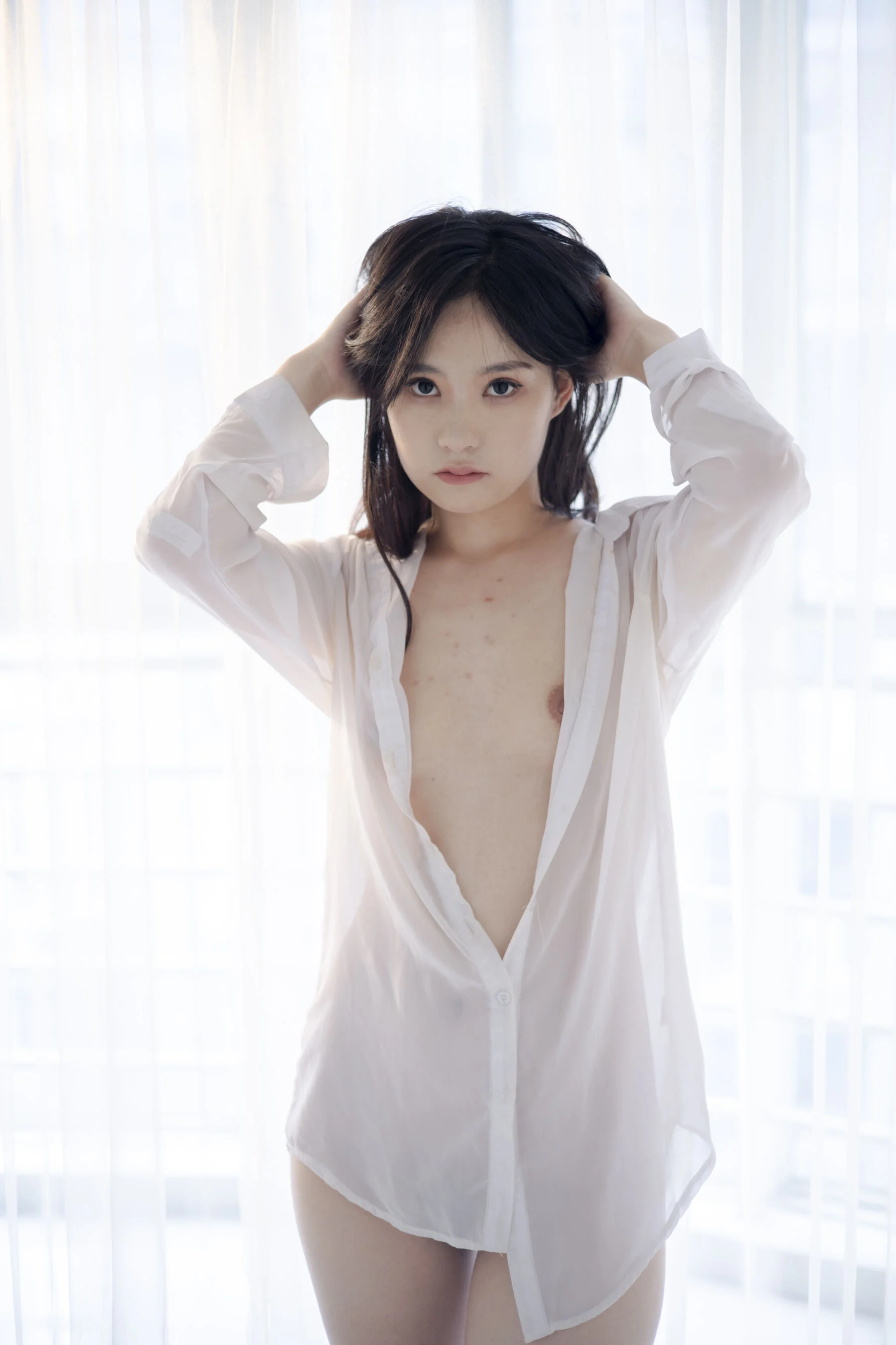 国模沐辰大尺度人体私拍套图 - Photo 326