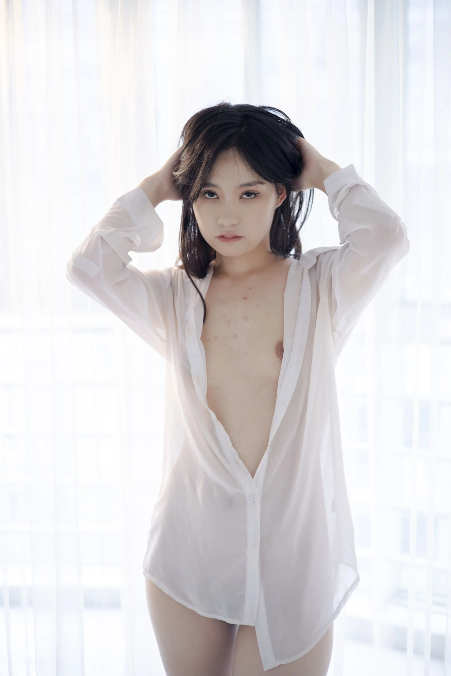 国模沐辰大尺度人体私拍套图 - Photo 327