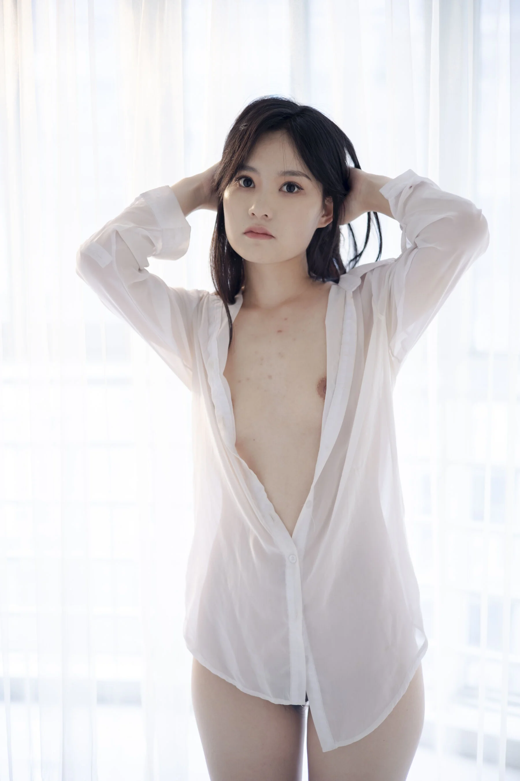 国模沐辰大尺度人体私拍套图 - Photo 335