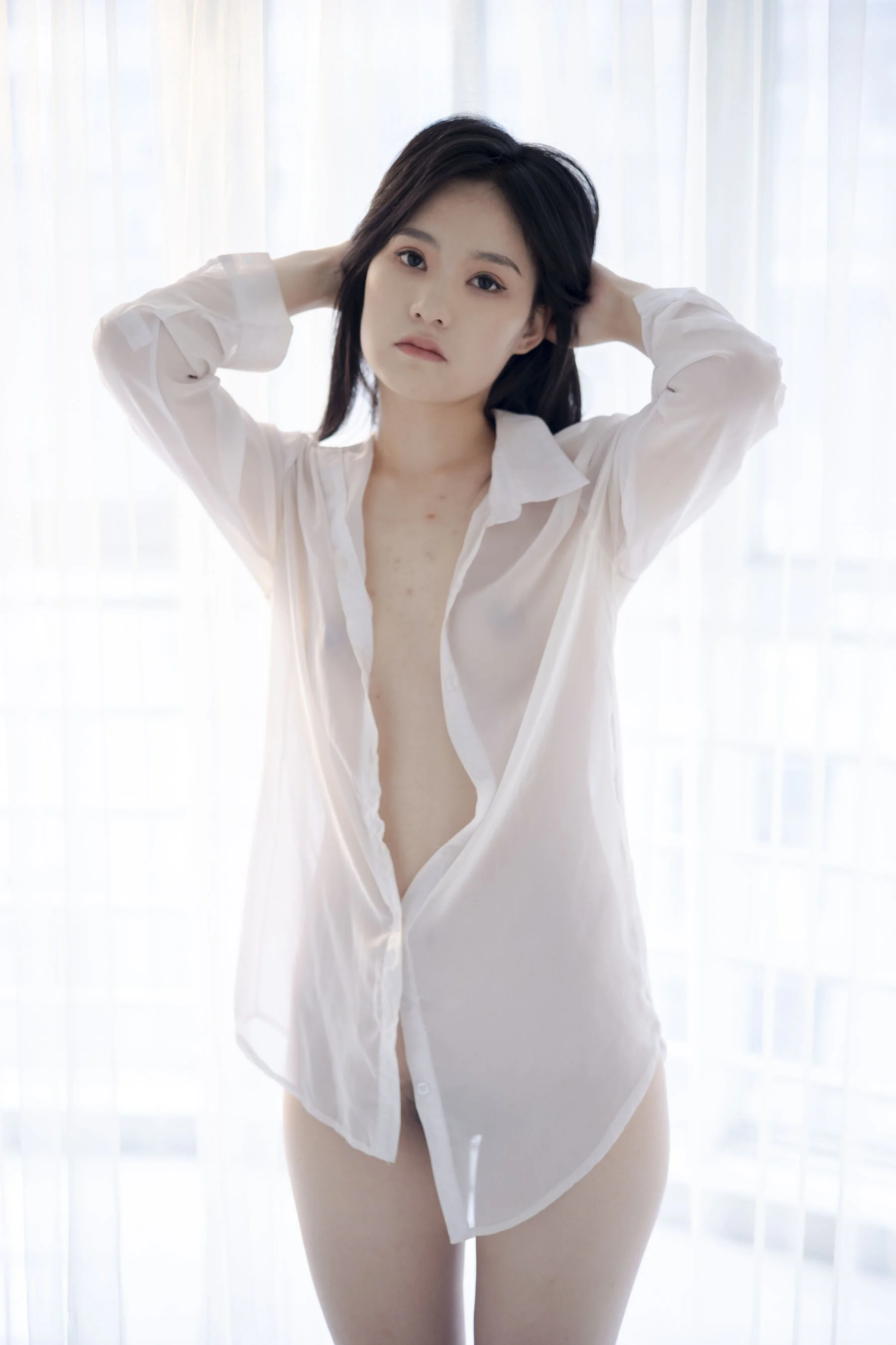 国模沐辰大尺度人体私拍套图 - Photo 347