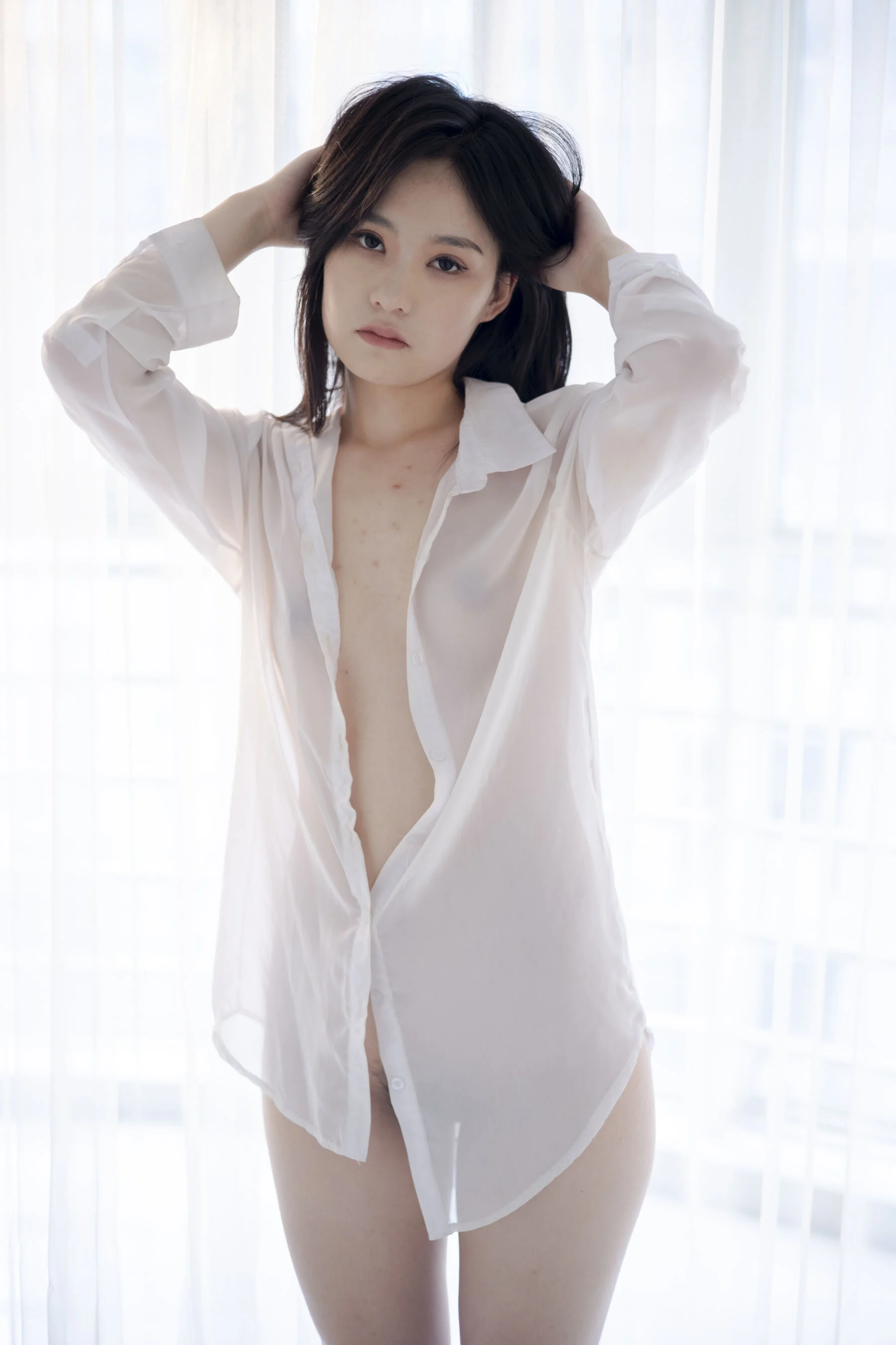 国模沐辰大尺度人体私拍套图 - Photo 354