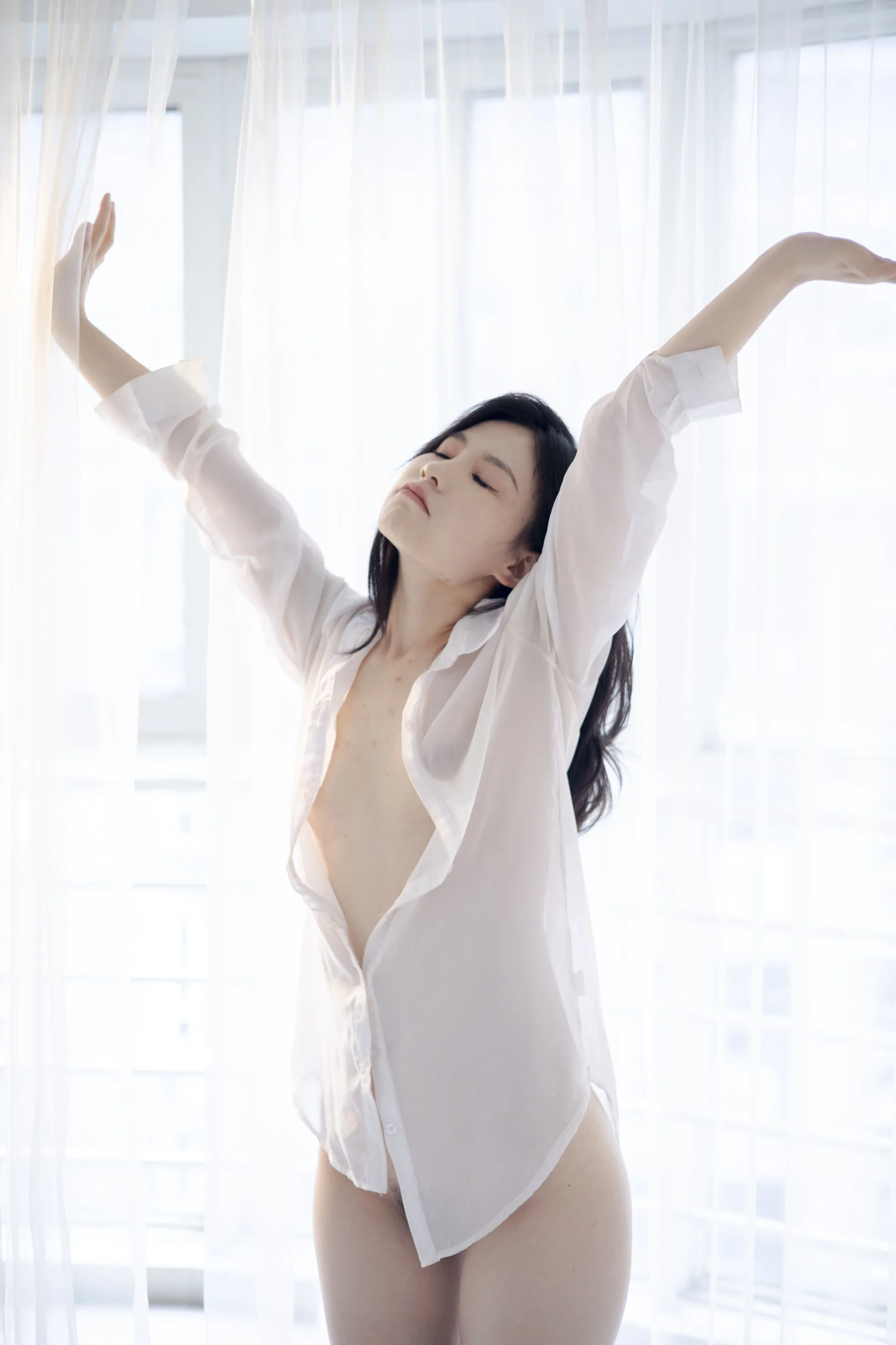 国模沐辰大尺度人体私拍套图 - Photo 378
