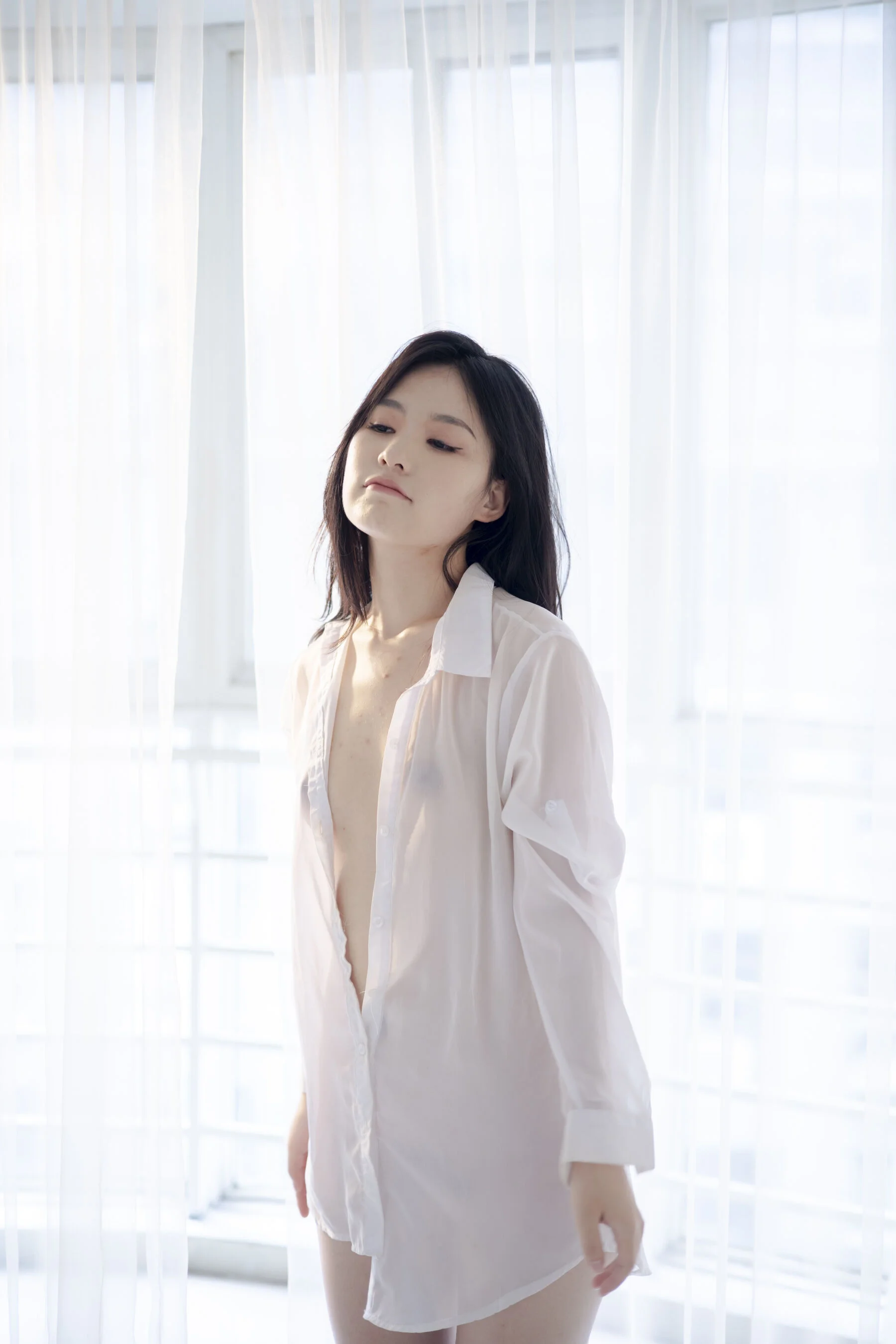 国模沐辰大尺度人体私拍套图 - Photo 383