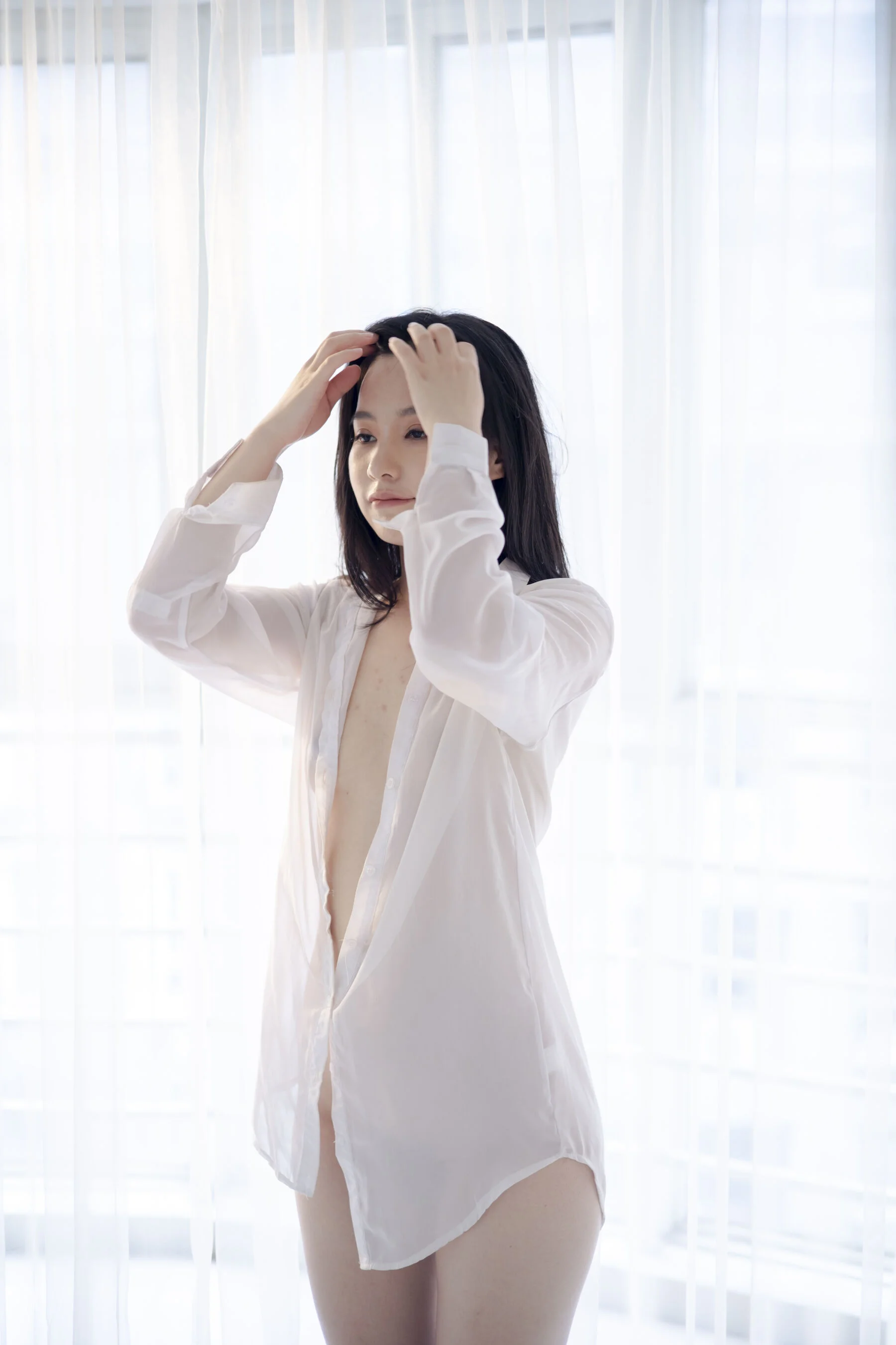 国模沐辰大尺度人体私拍套图 - Photo 384