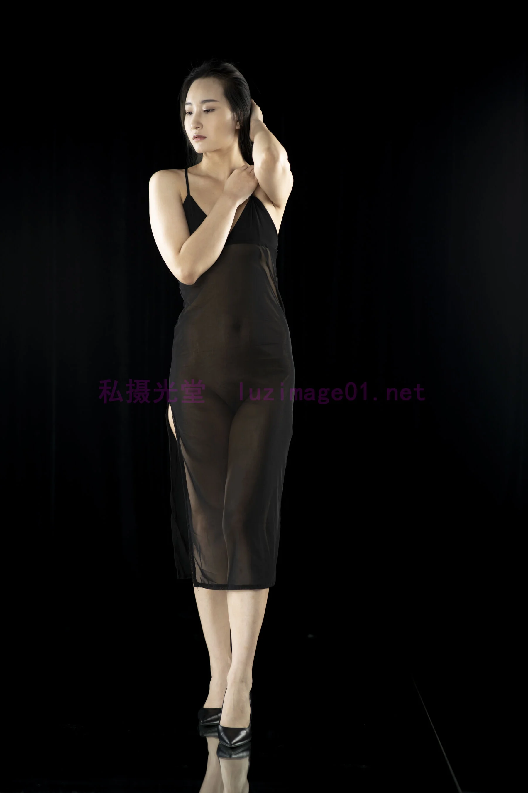 国模若雨大尺度人体私拍套图 - Photo 353