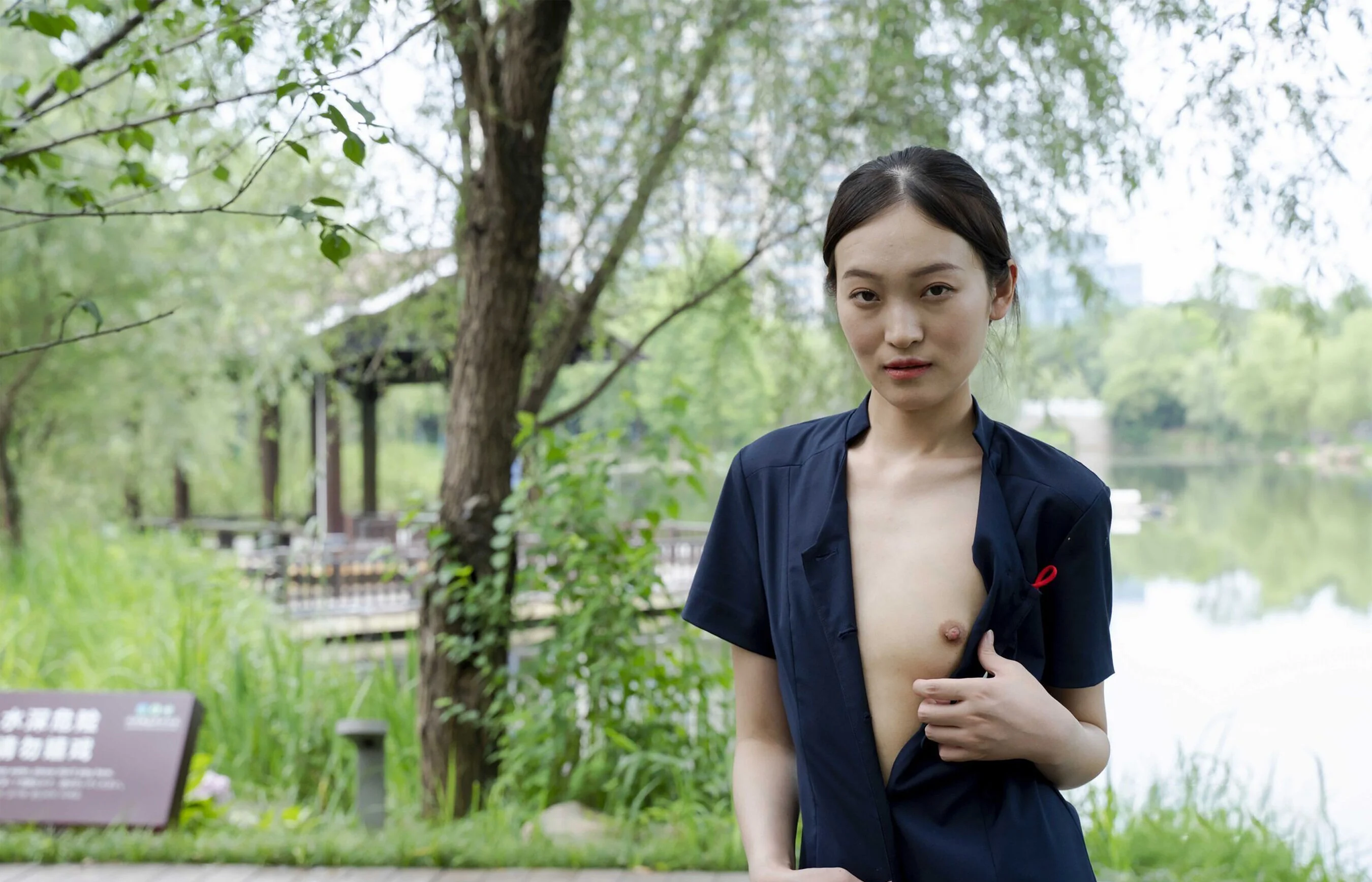 国模安琪大尺度人体私拍套图 - Photo 325