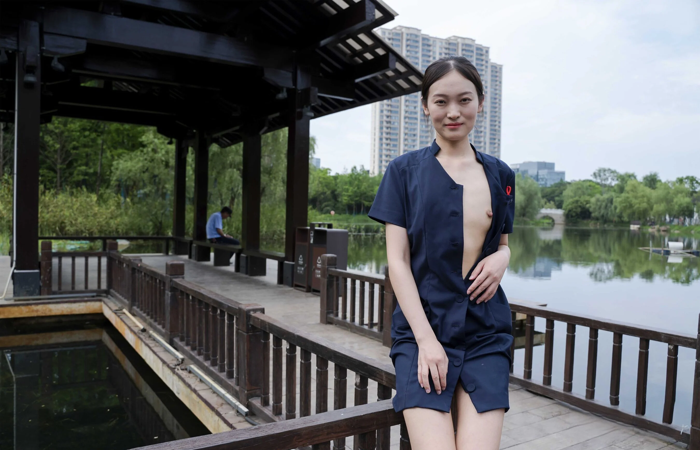 国模安琪大尺度人体私拍套图 - Photo 333