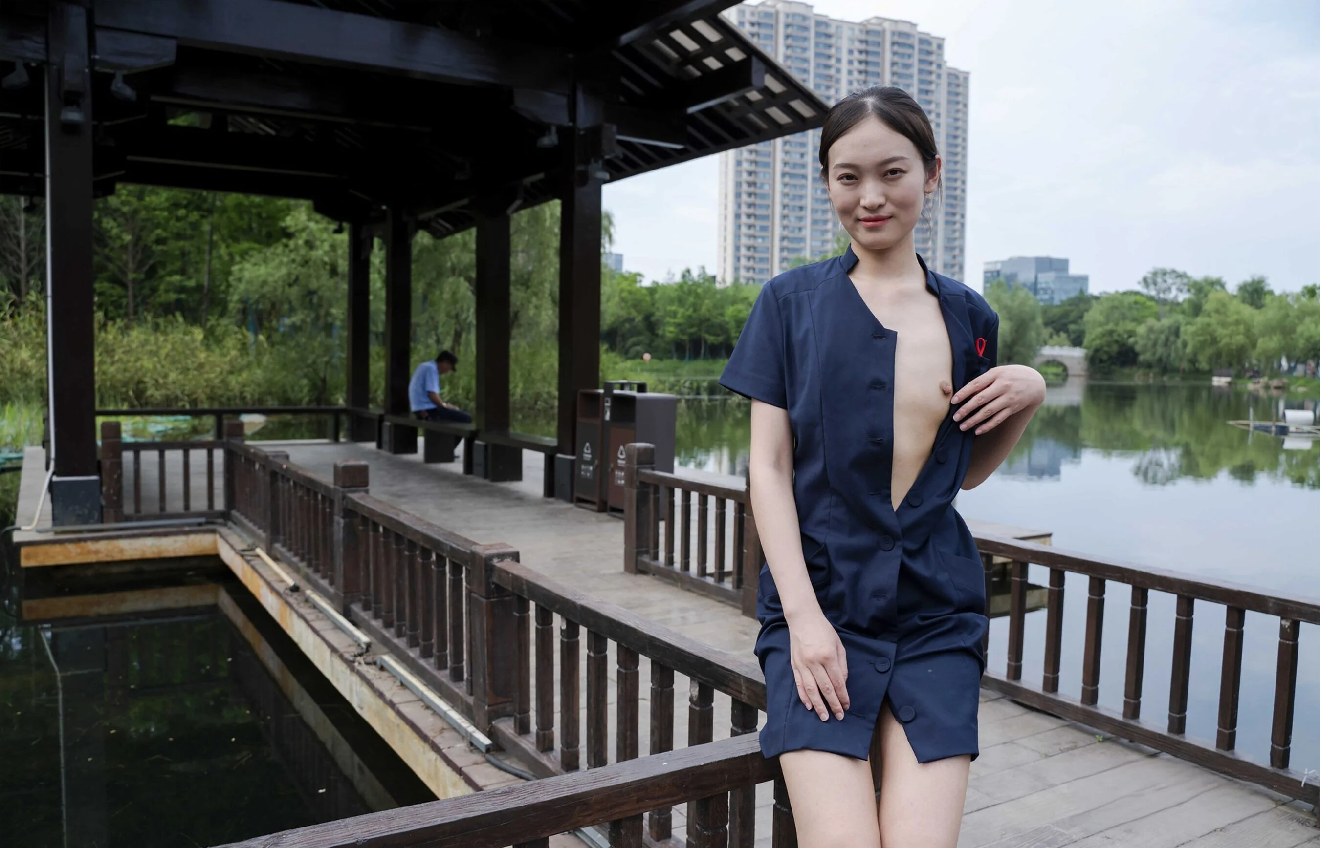 国模安琪大尺度人体私拍套图 - Photo 334