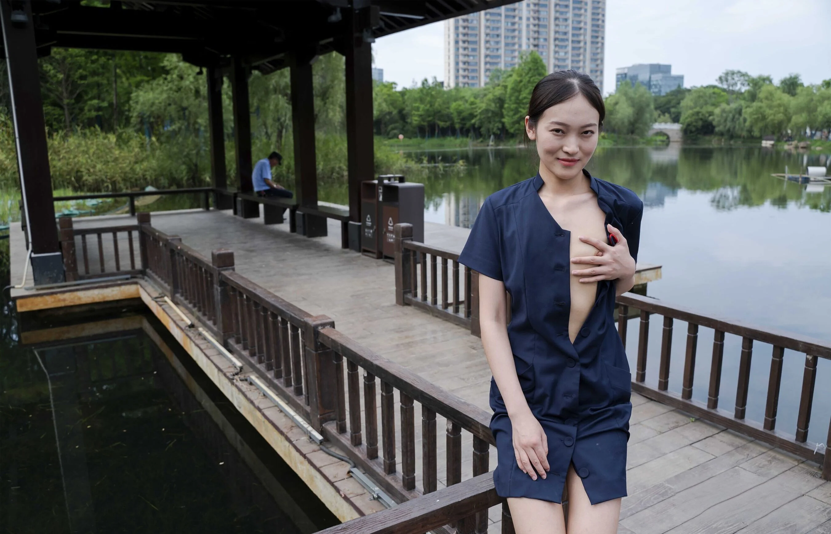 国模安琪大尺度人体私拍套图 - Photo 335