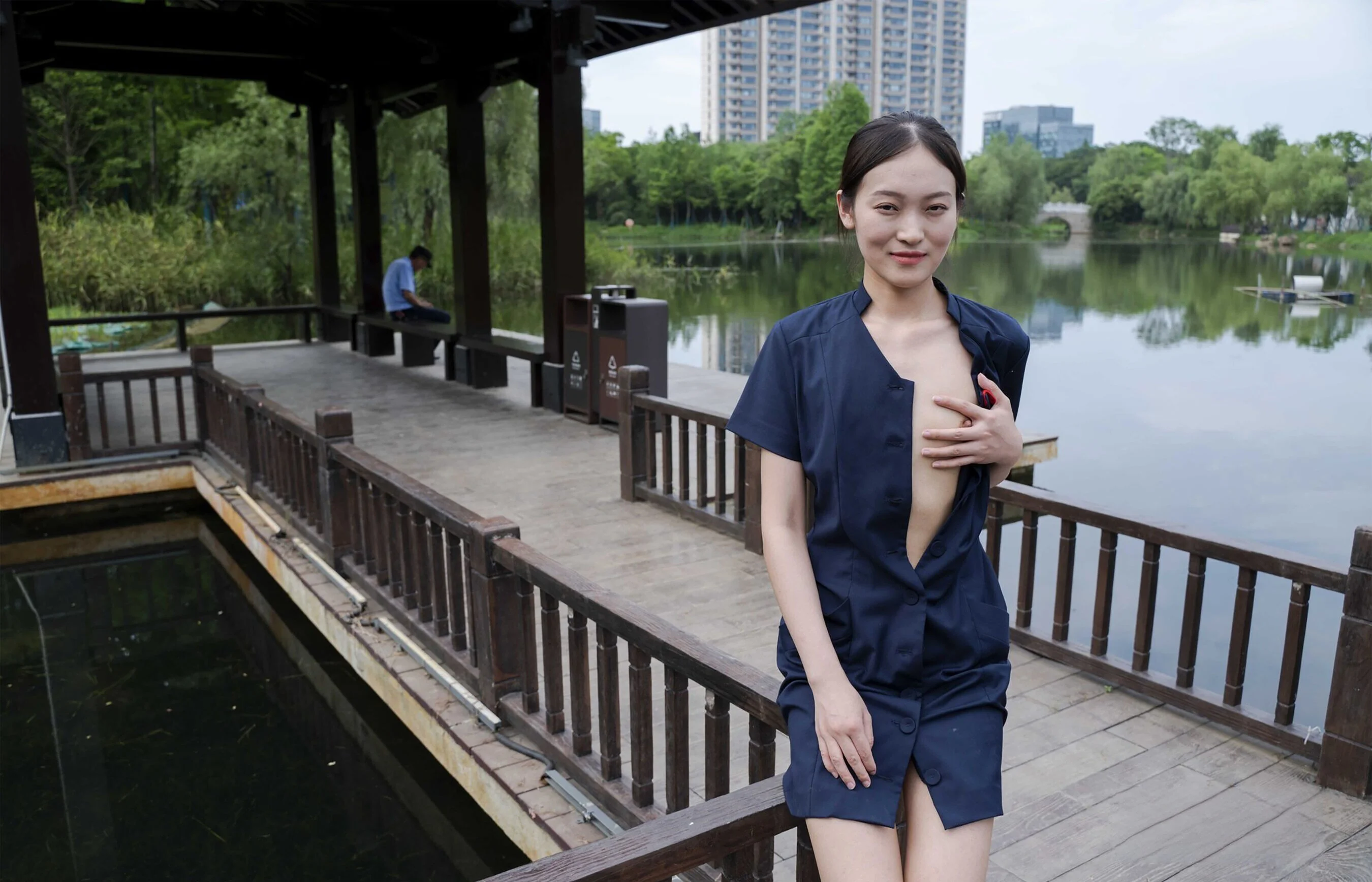 国模安琪大尺度人体私拍套图 - Photo 337