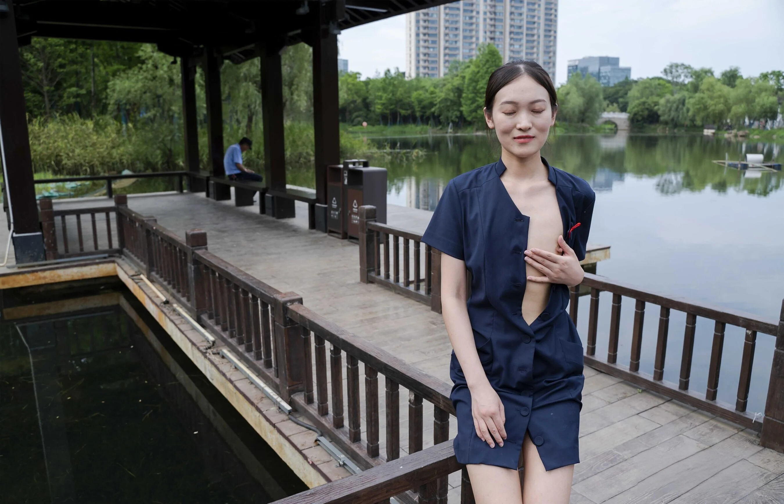 国模安琪大尺度人体私拍套图 - Photo 338