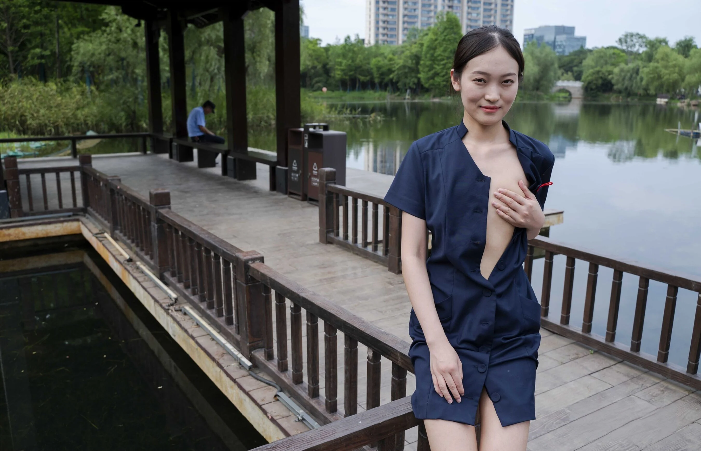 国模安琪大尺度人体私拍套图 - Photo 347