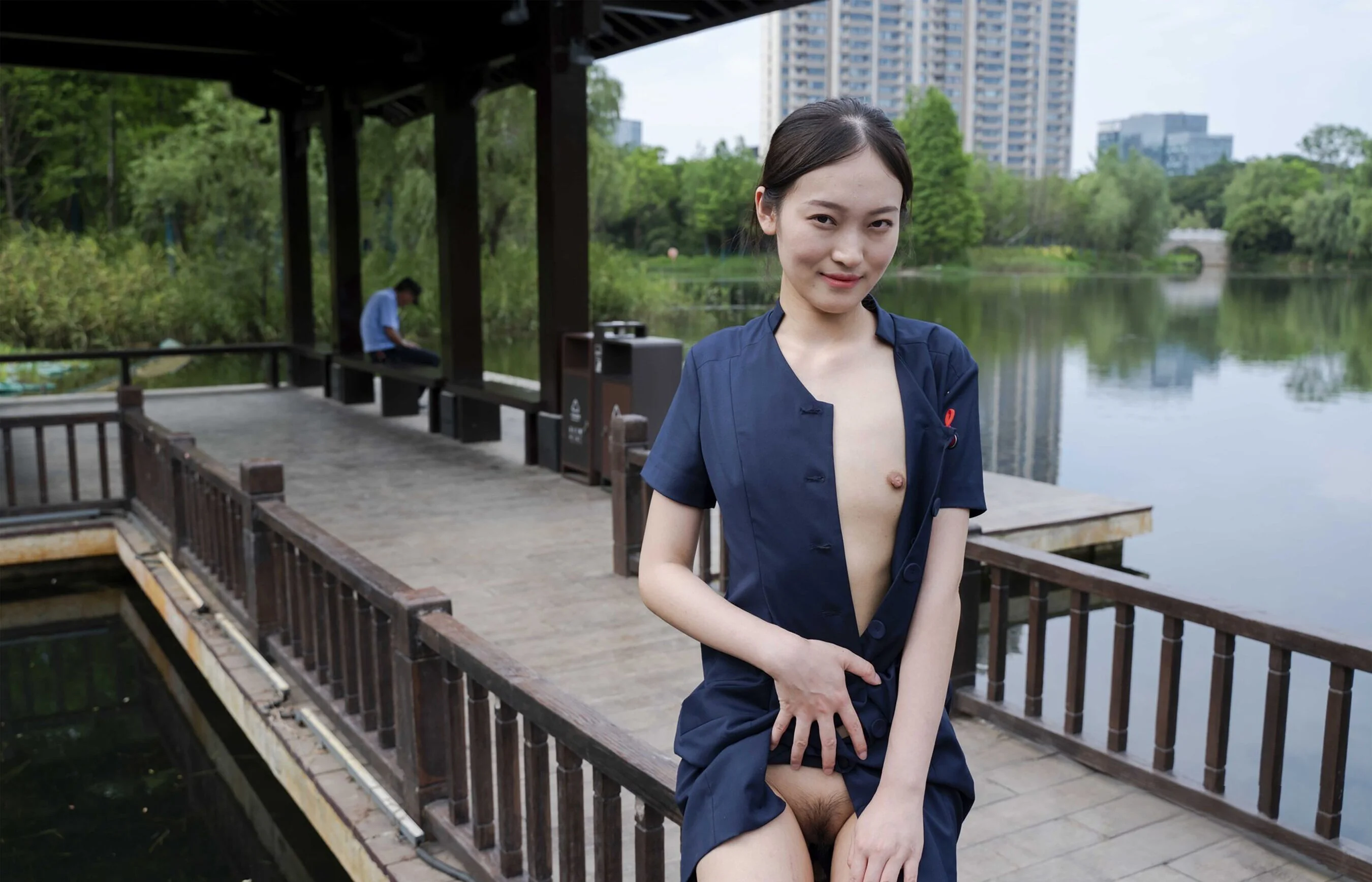 国模安琪大尺度人体私拍套图 - Photo 360