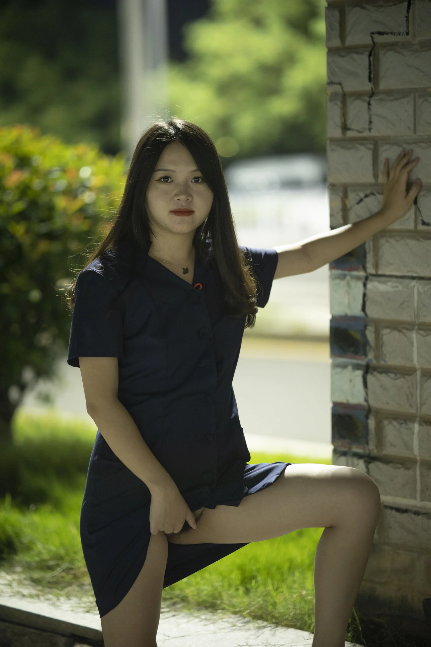 国模南栀大尺度人体私拍套图 - Photo 51