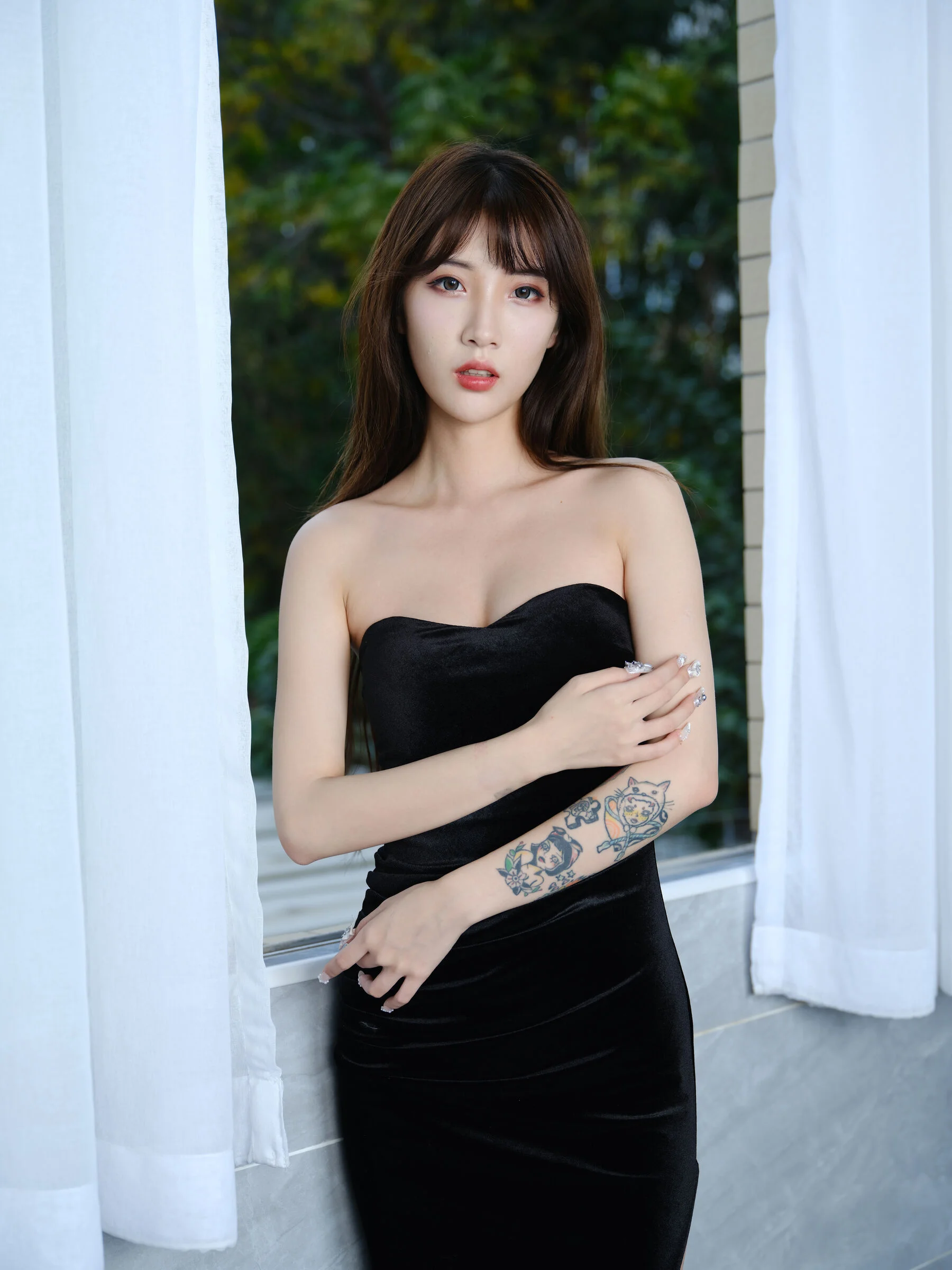 国模白雪（佳菲）大尺度人体私拍套图 - Photo 36