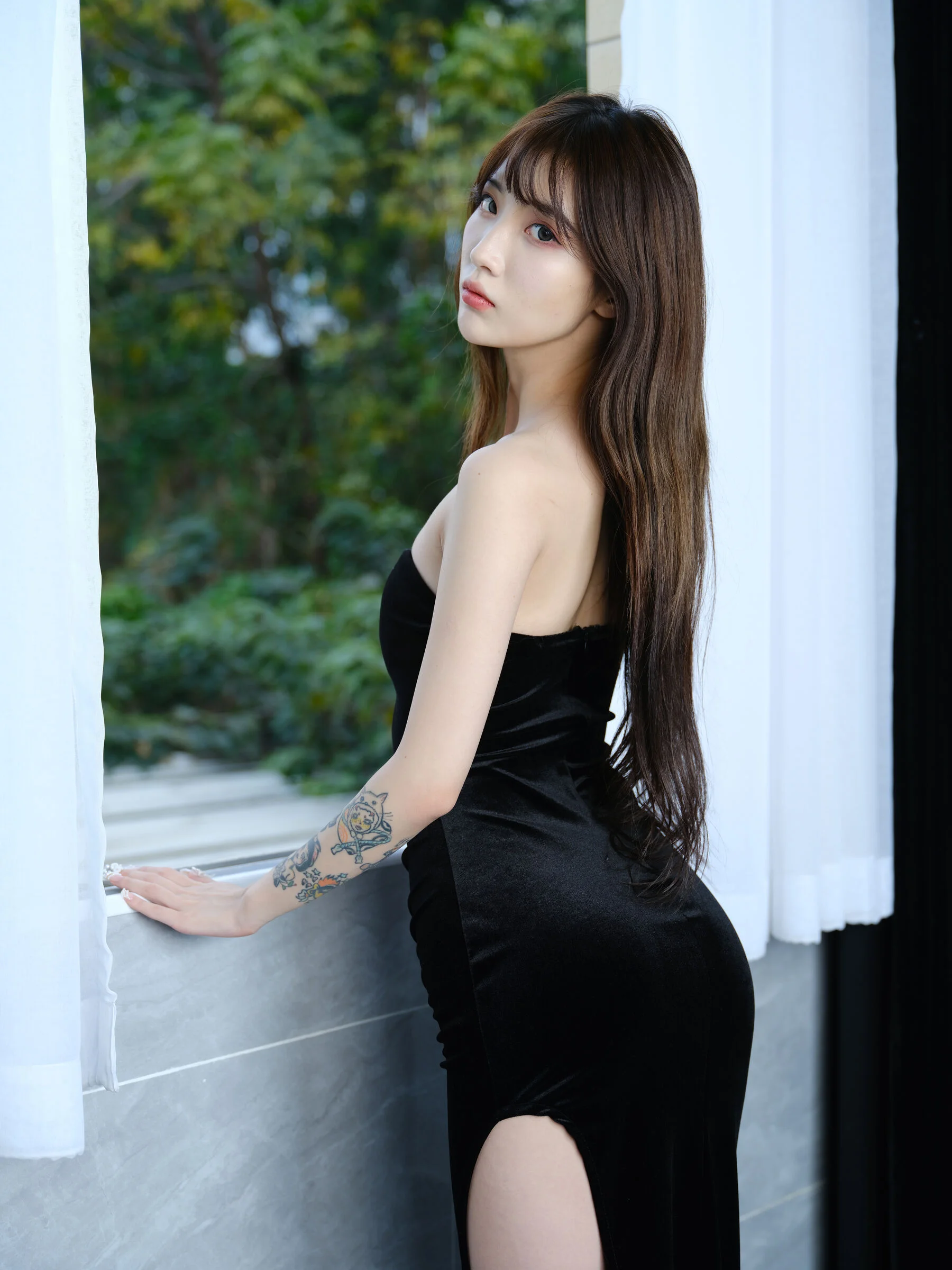 国模白雪（佳菲）大尺度人体私拍套图 - Photo 42