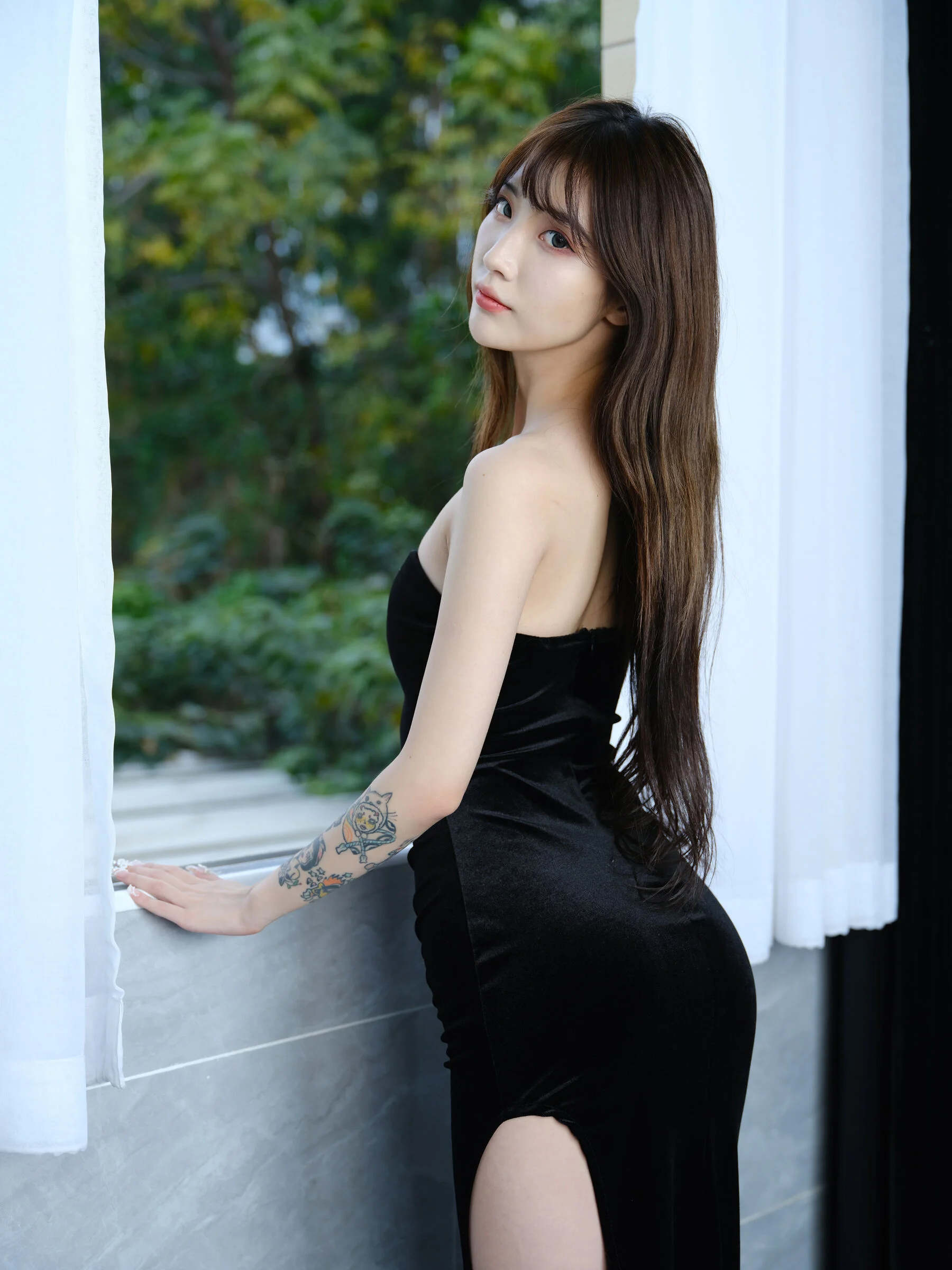 国模白雪（佳菲）大尺度人体私拍套图 - Photo 43