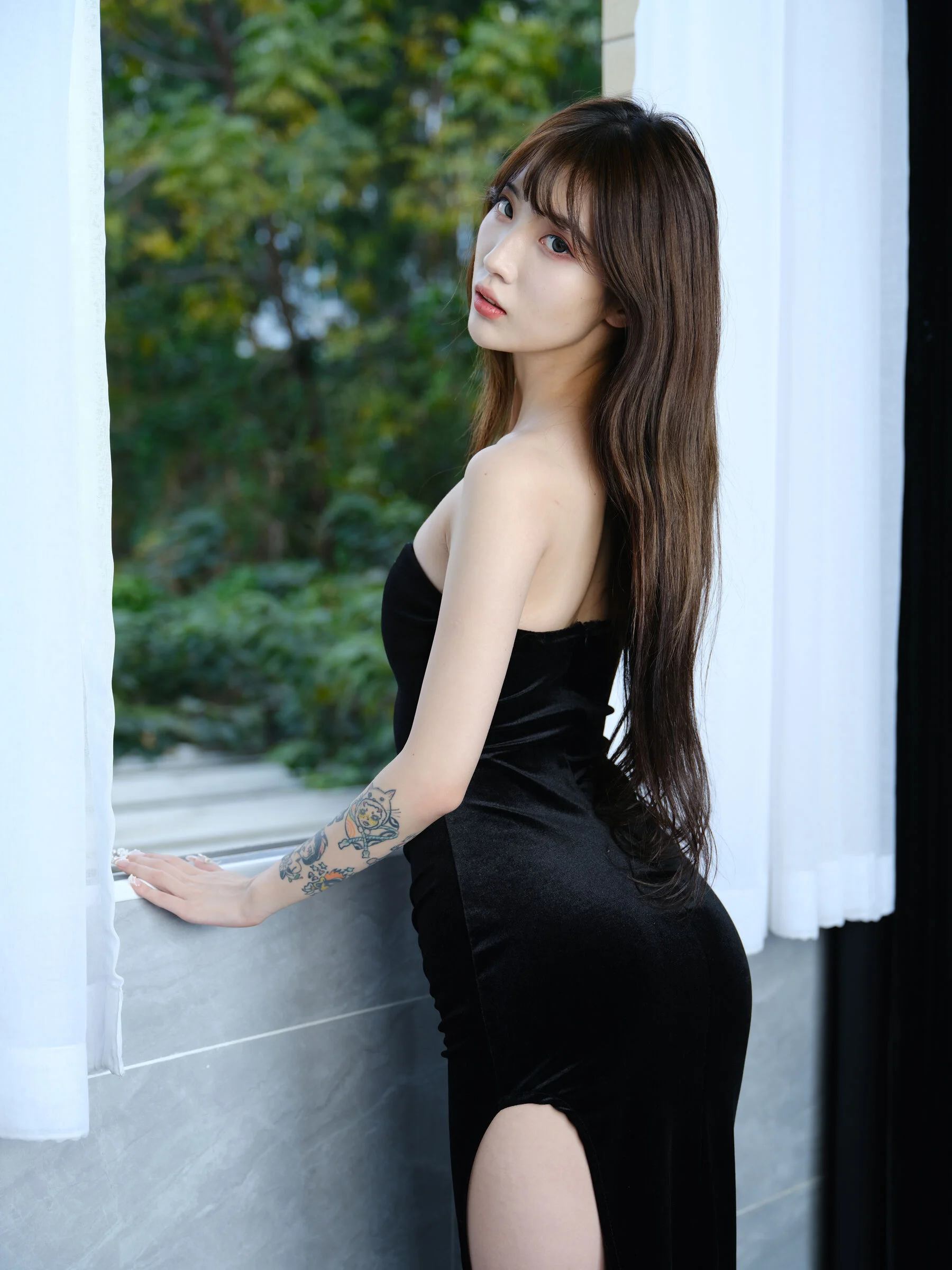 国模白雪（佳菲）大尺度人体私拍套图 - Photo 45