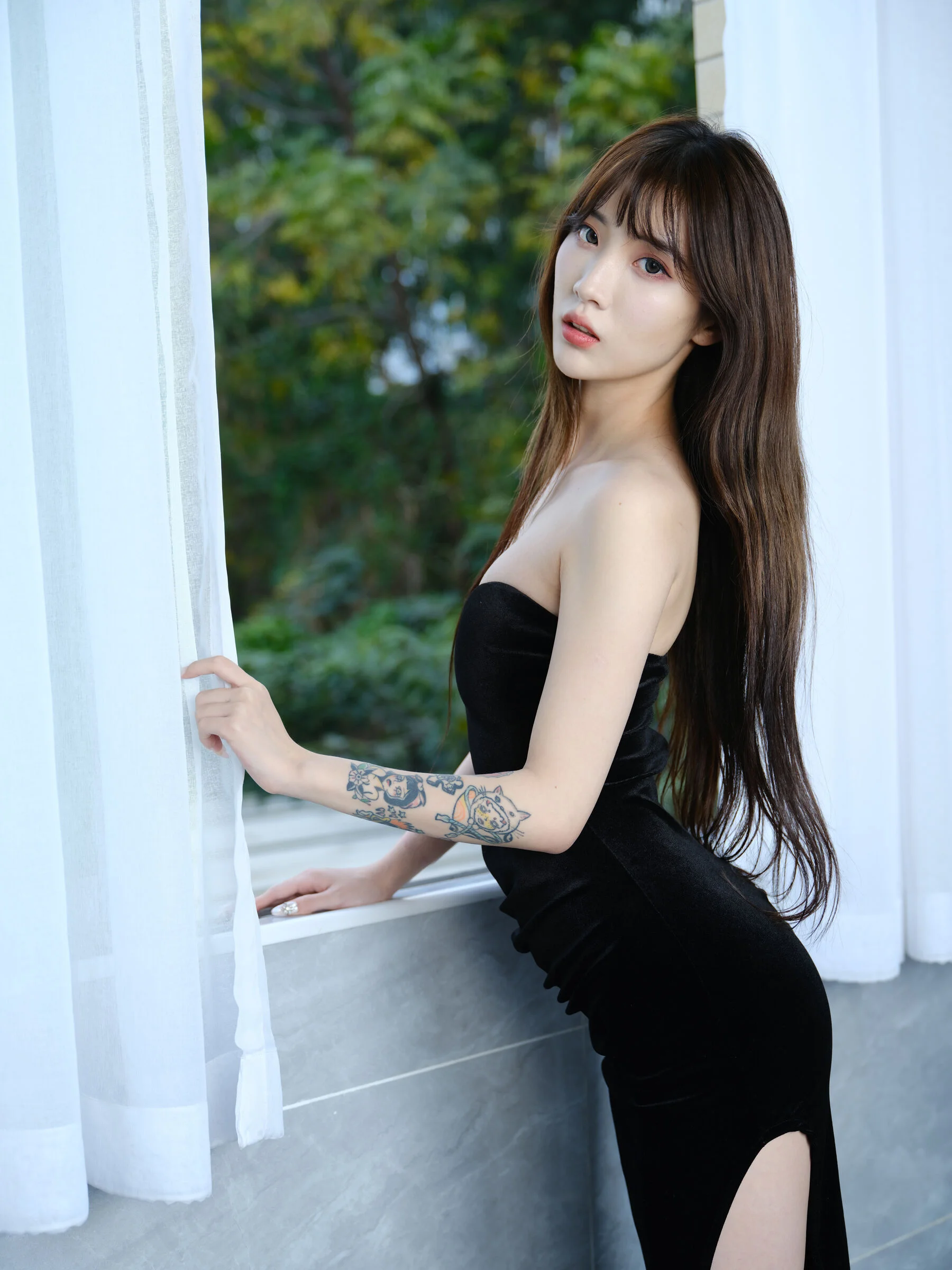 国模白雪（佳菲）大尺度人体私拍套图 - Photo 49