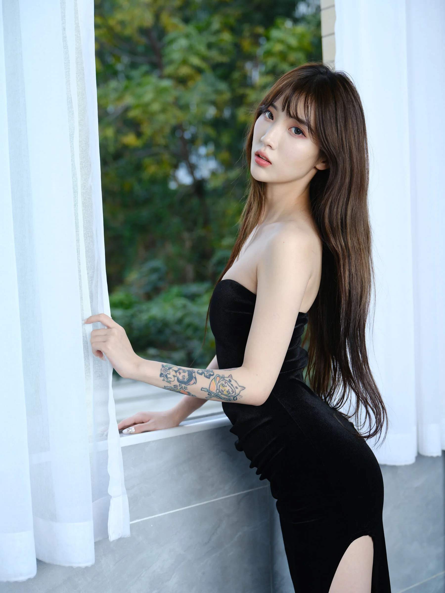 国模白雪（佳菲）大尺度人体私拍套图 - Photo 51