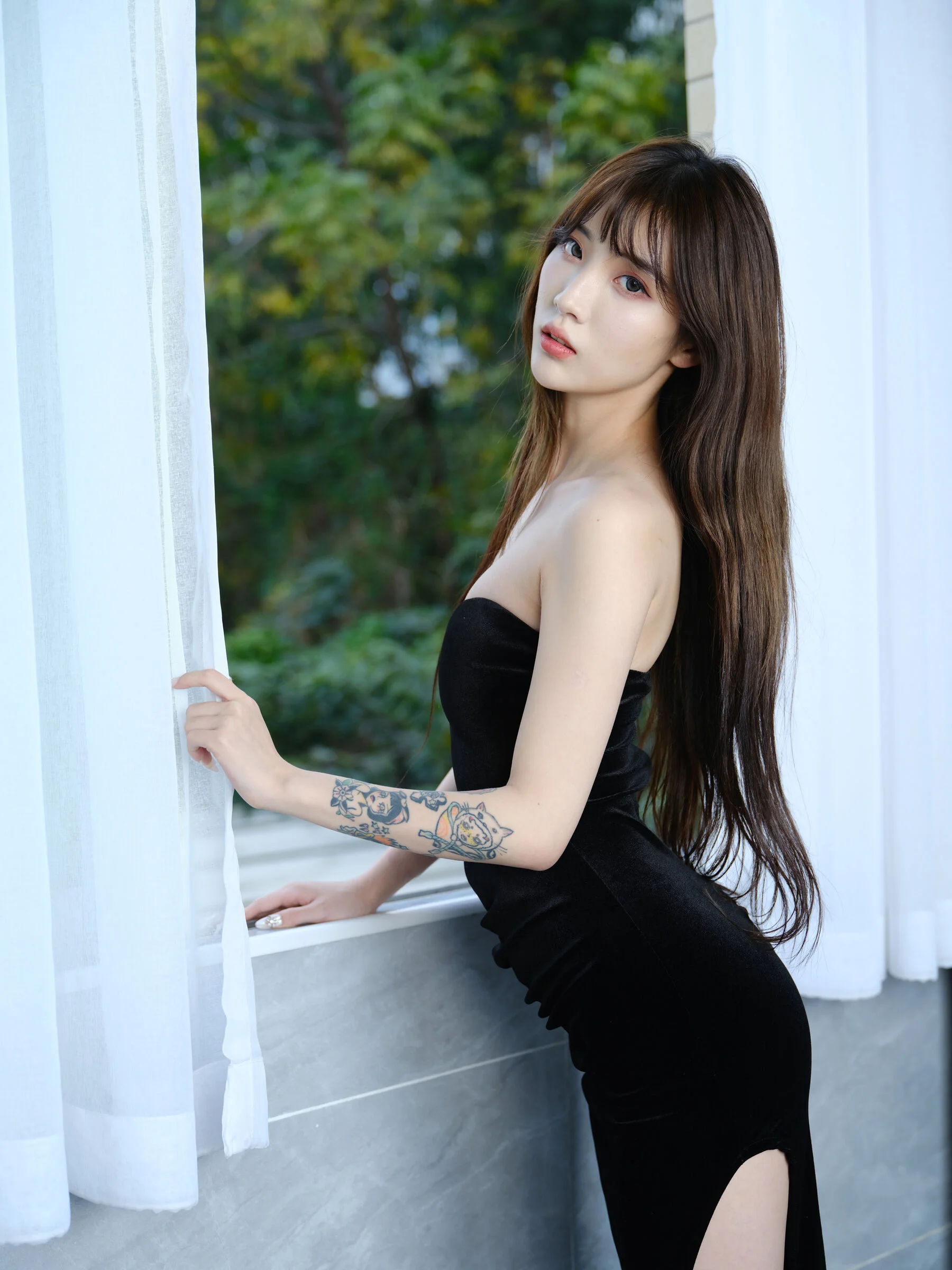 国模白雪（佳菲）大尺度人体私拍套图 - Photo 52