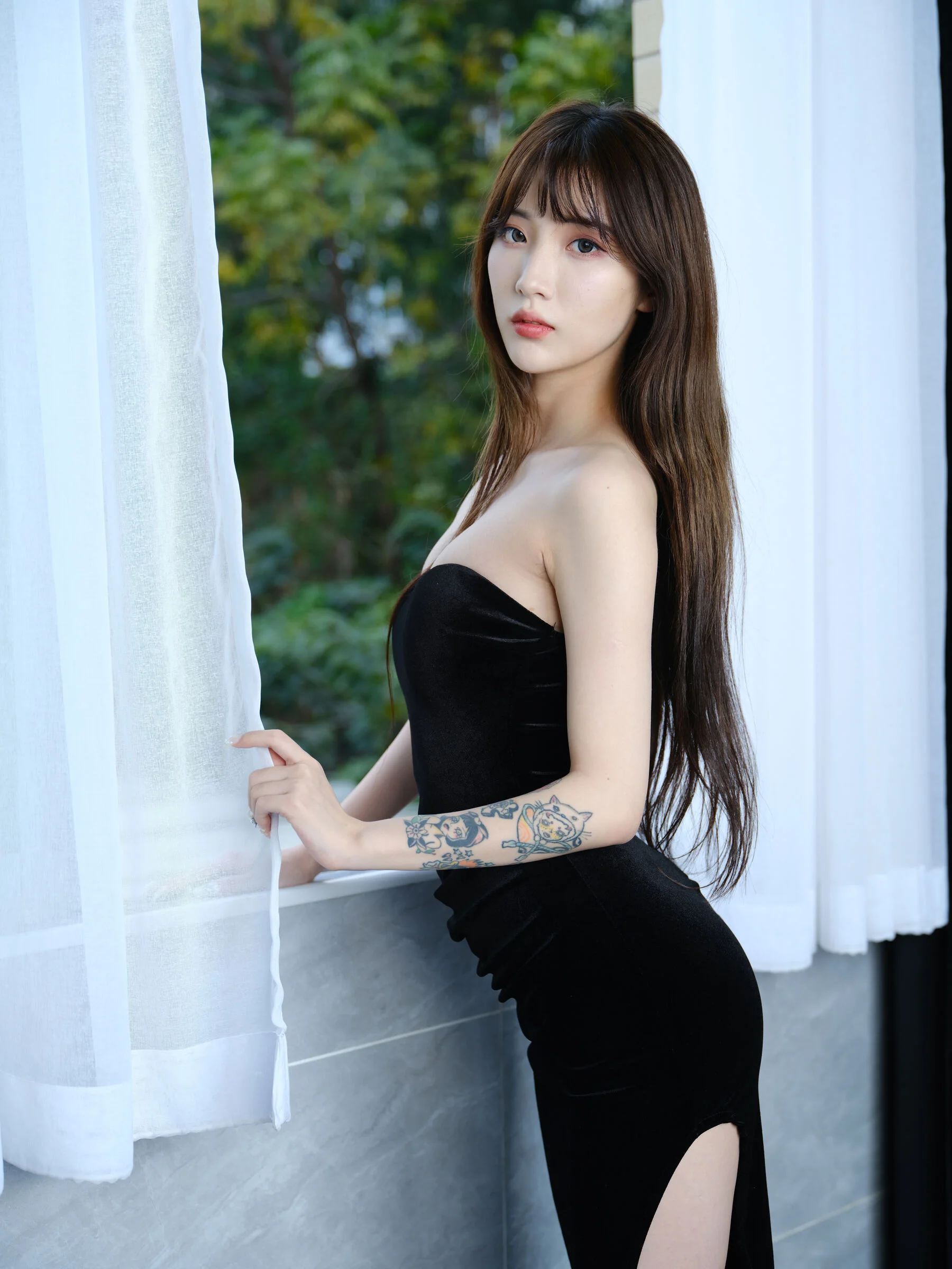 国模白雪（佳菲）大尺度人体私拍套图 - Photo 56