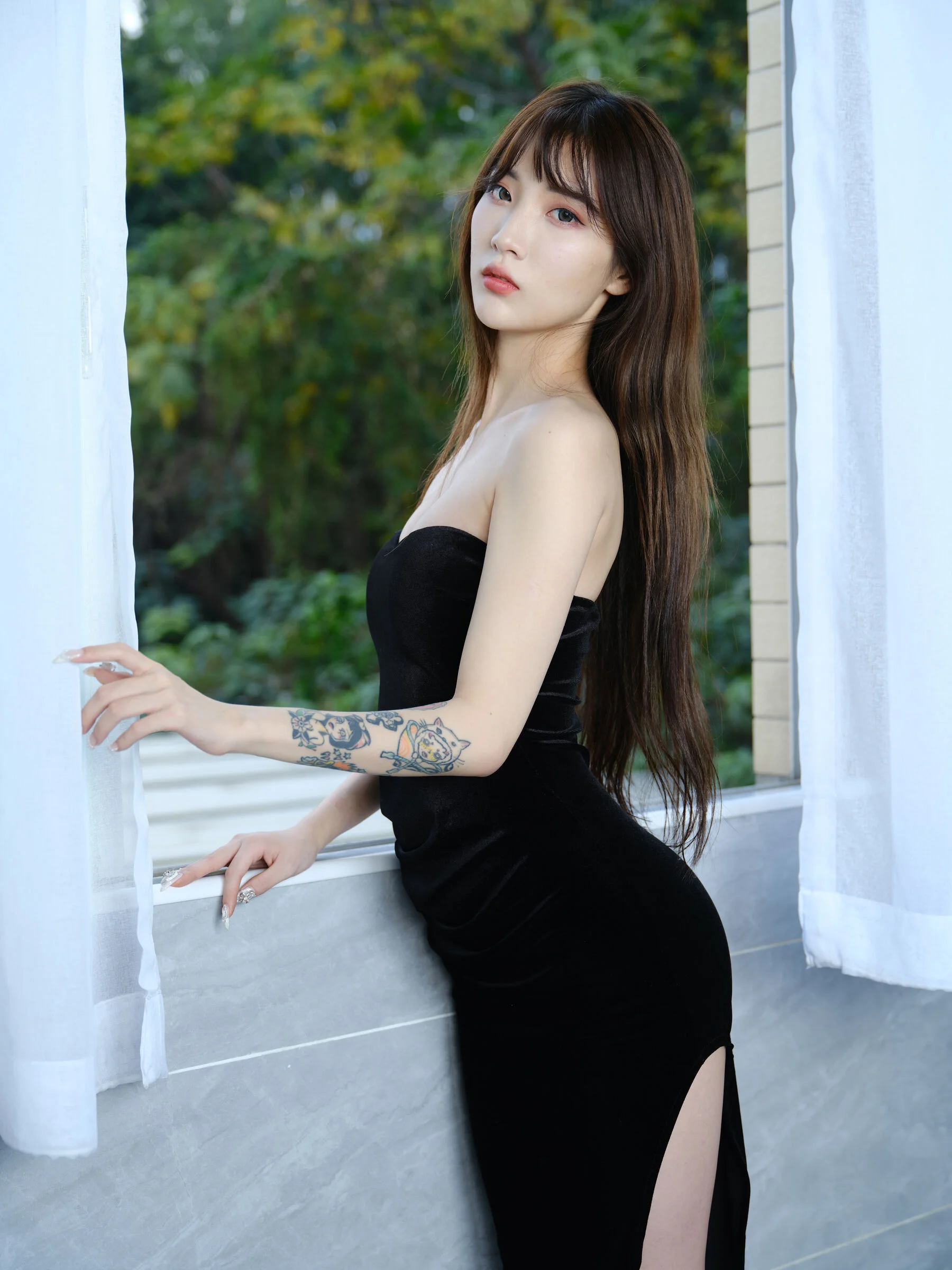 国模白雪（佳菲）大尺度人体私拍套图 - Photo 75