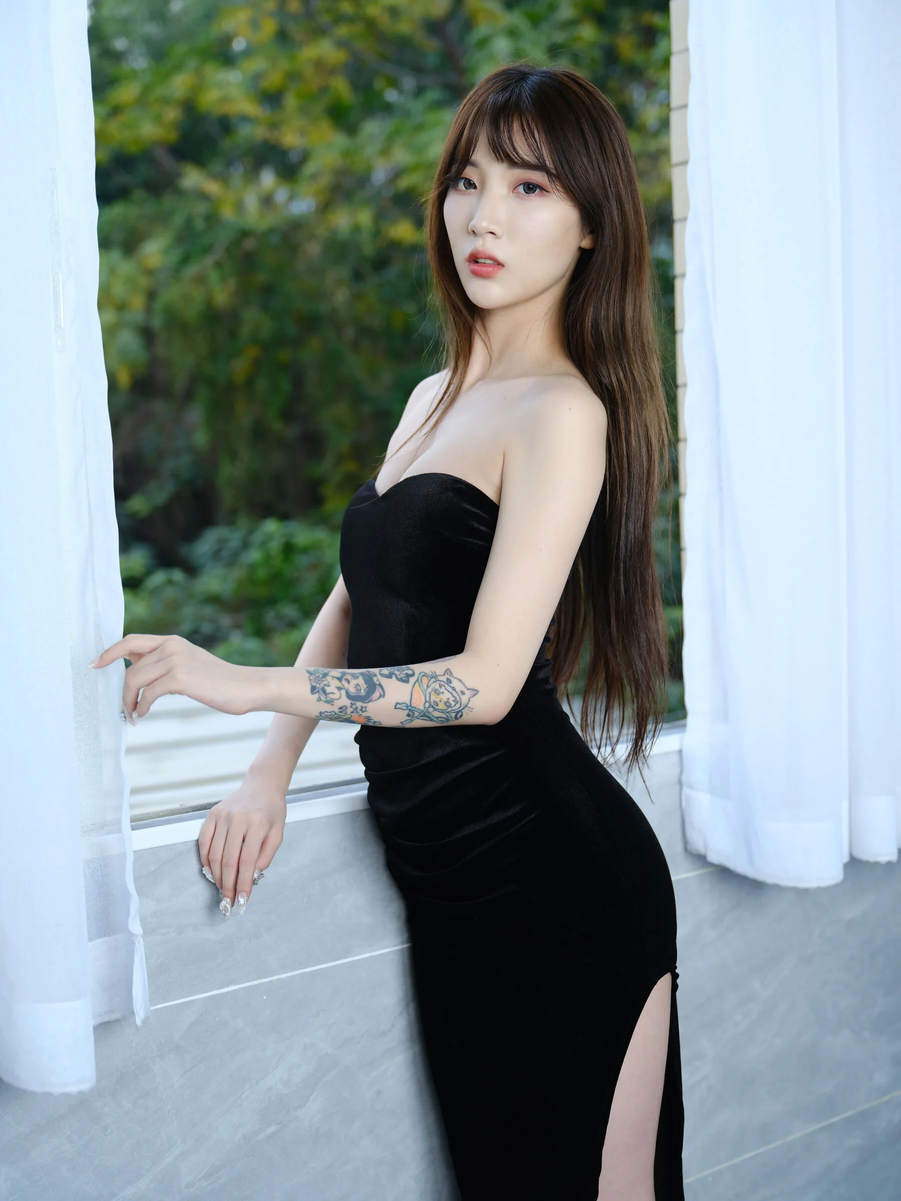 国模白雪（佳菲）大尺度人体私拍套图 - Photo 76