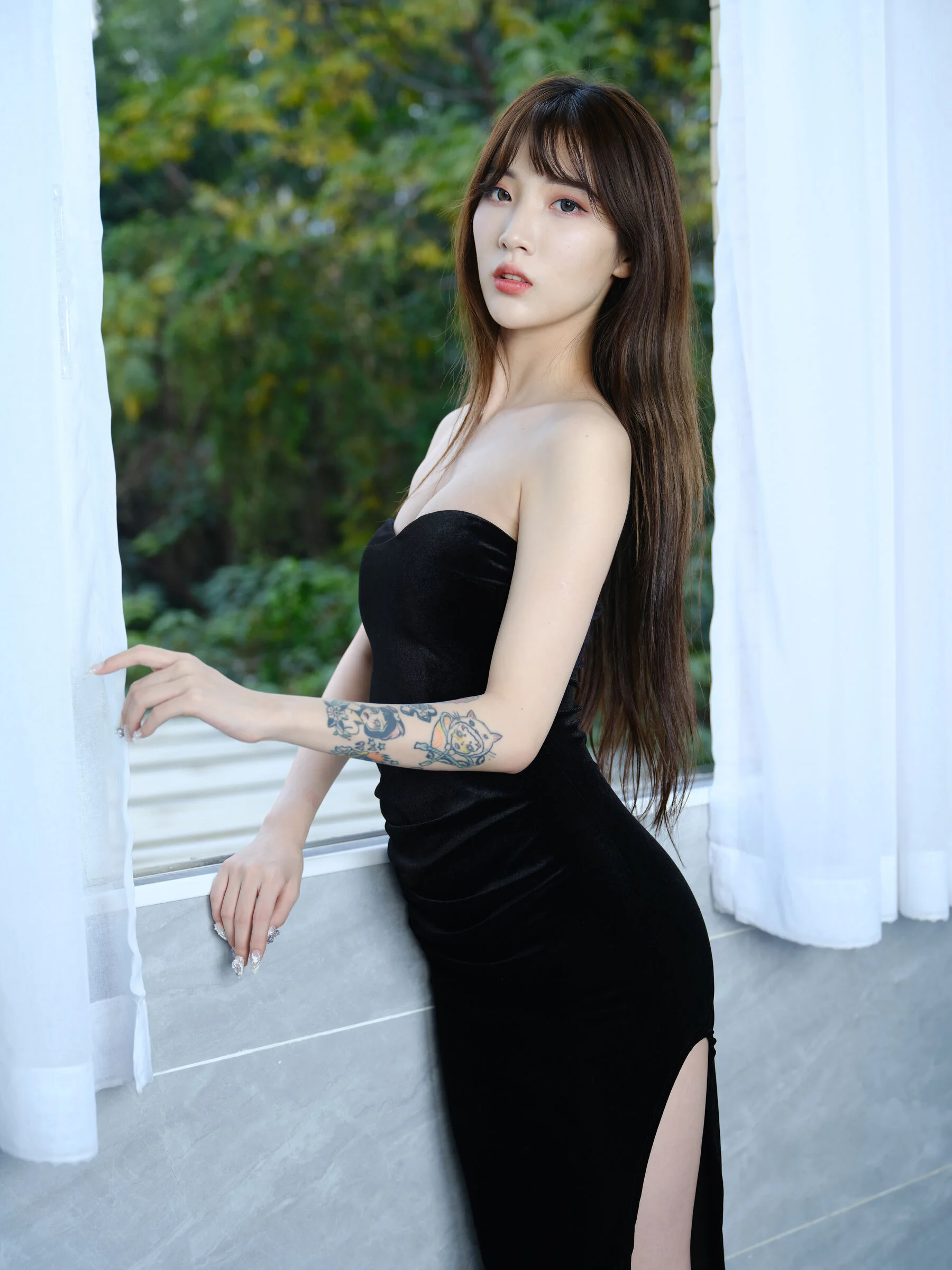 国模白雪（佳菲）大尺度人体私拍套图 - Photo 77