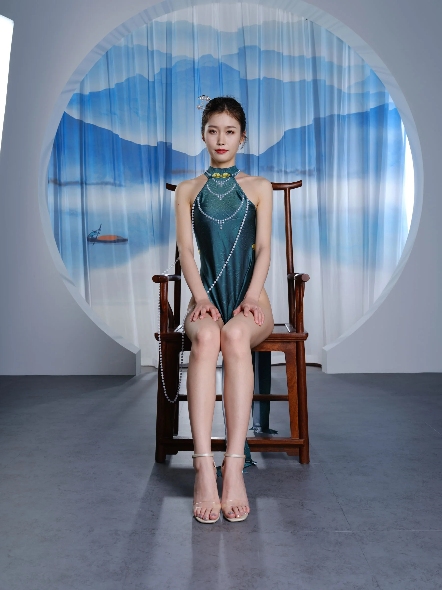 国模小悠大尺度人体私拍套图 - Photo 152