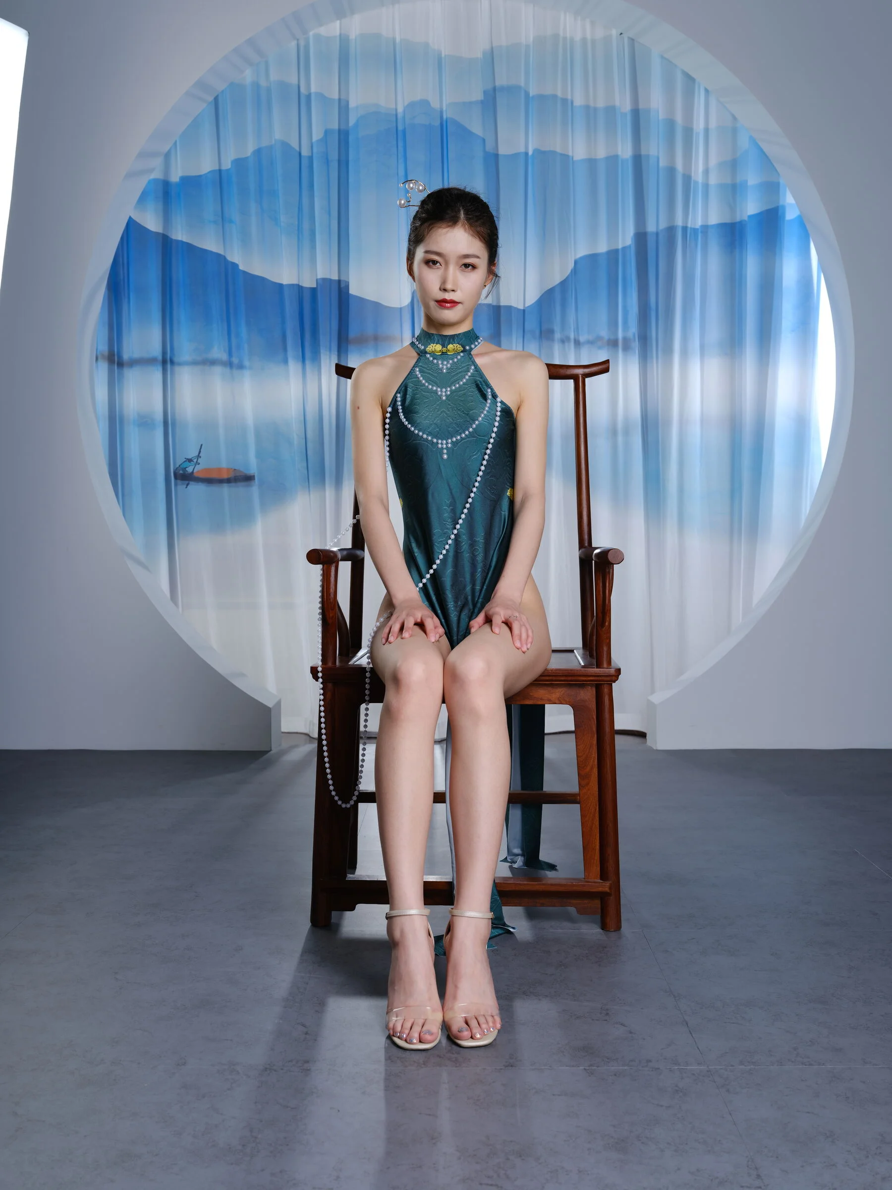 国模小悠大尺度人体私拍套图 - Photo 153