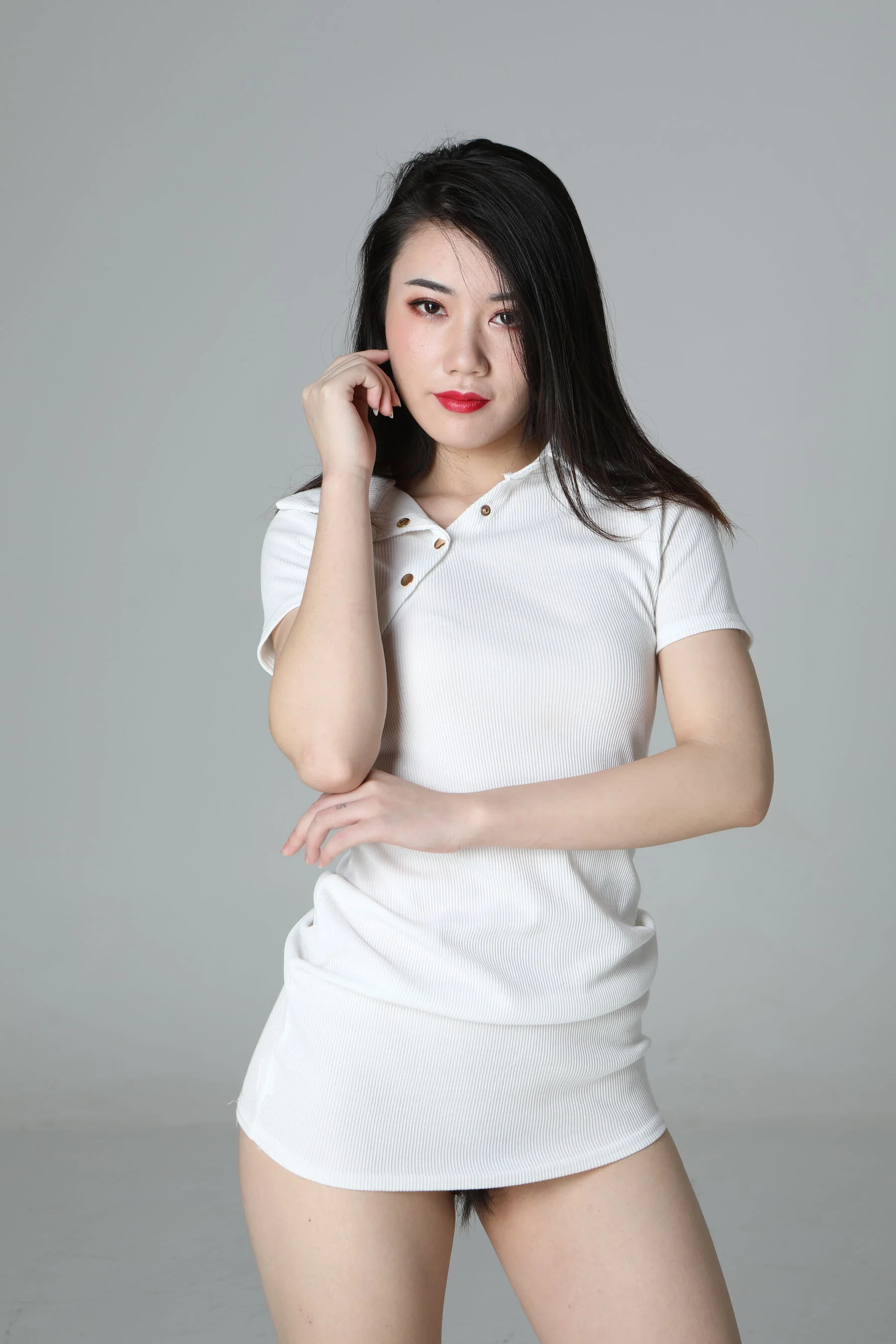 国模美娜大尺度人体私拍套图 - Photo 42