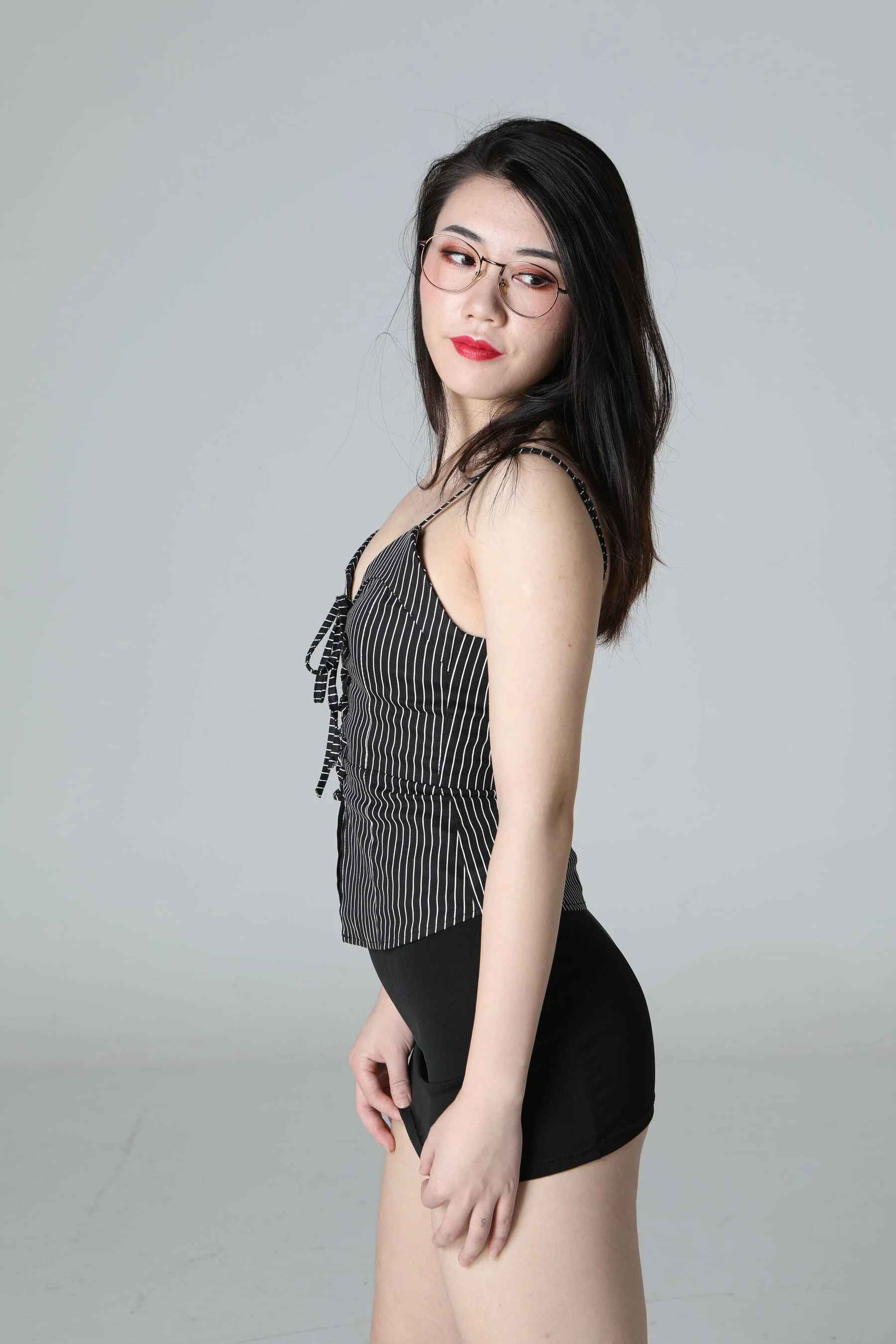 国模美娜大尺度人体私拍套图 - Photo 52