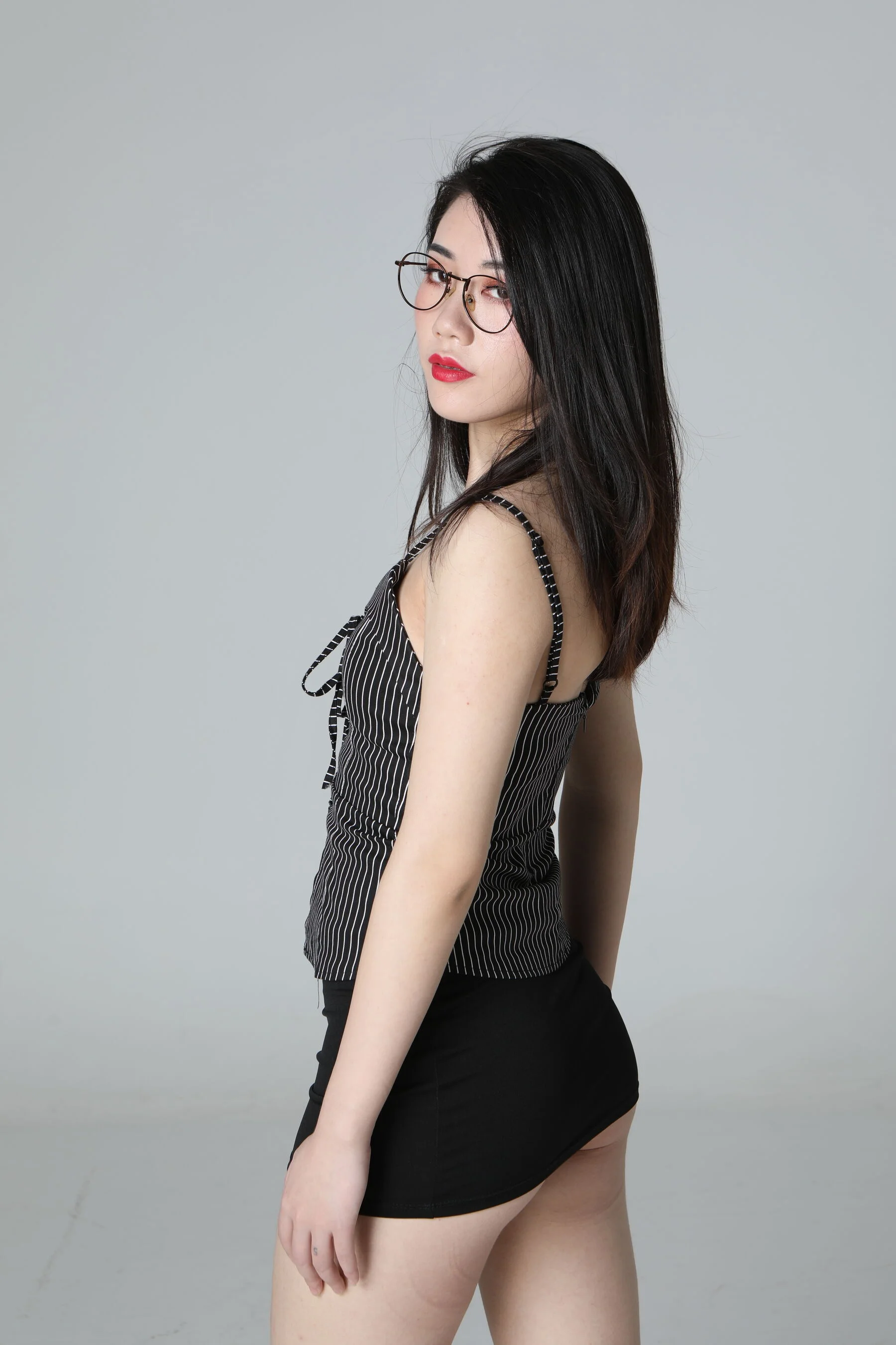 国模美娜大尺度人体私拍套图 - Photo 58