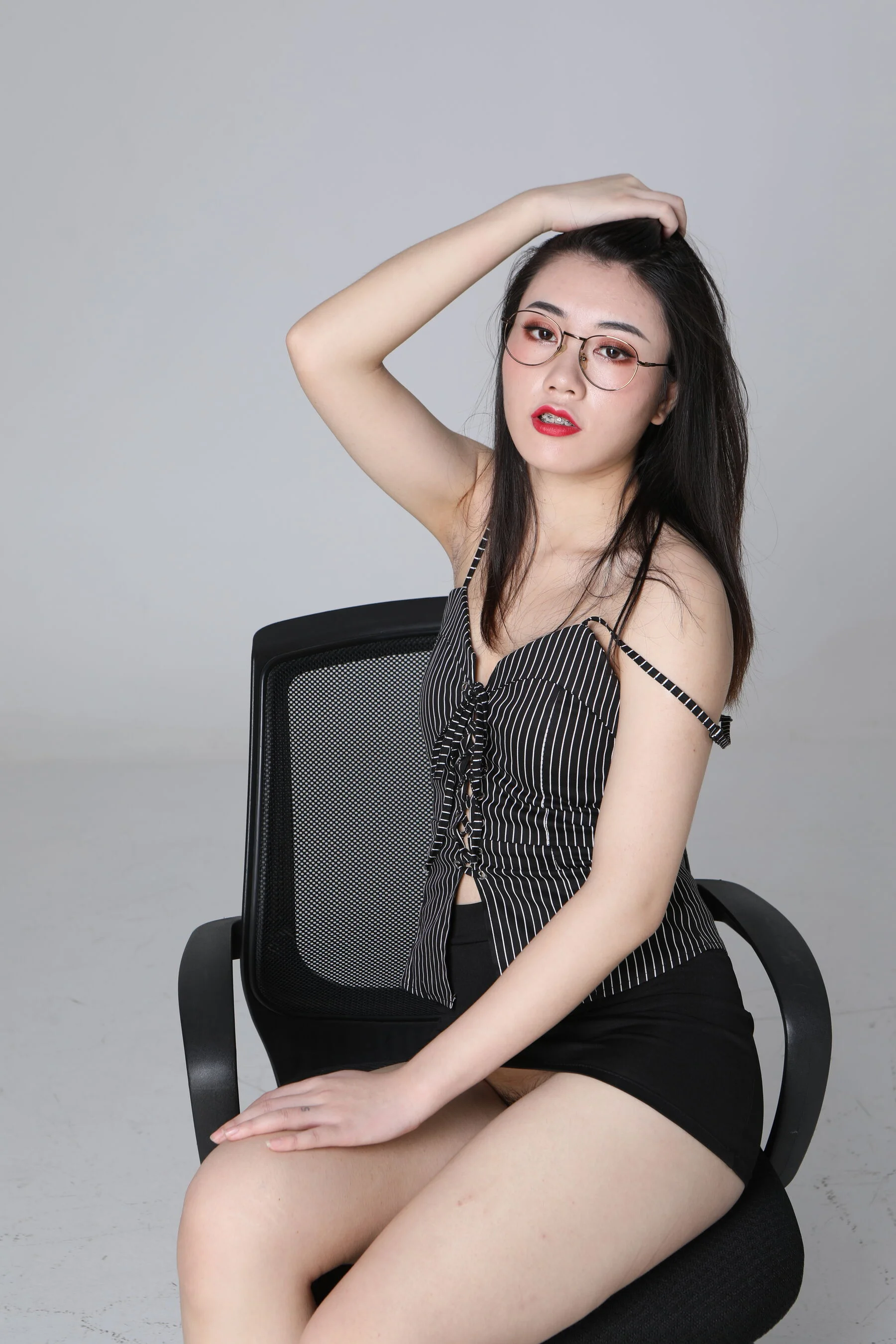 国模美娜大尺度人体私拍套图 - Photo 75