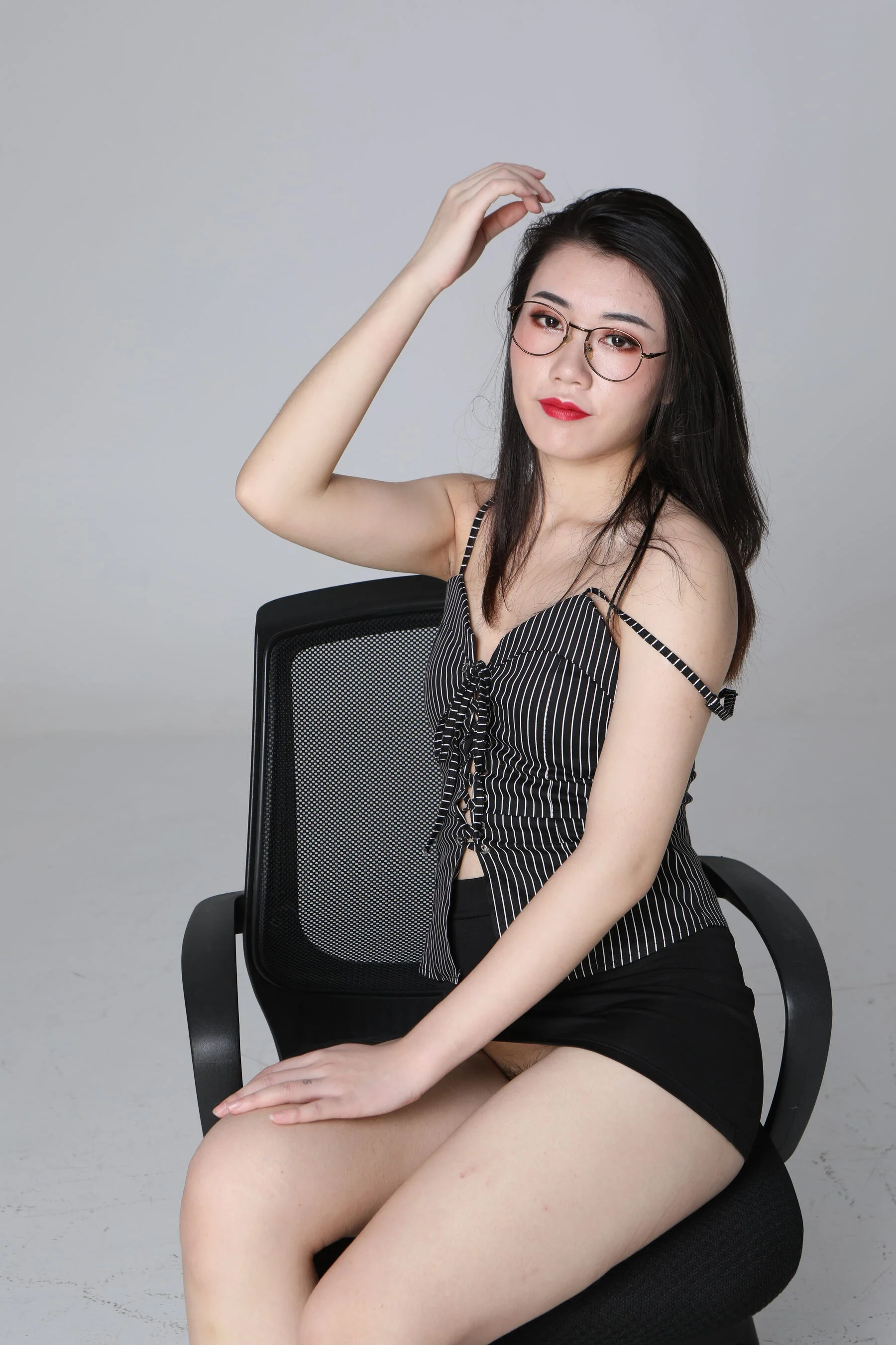 国模美娜大尺度人体私拍套图 - Photo 76