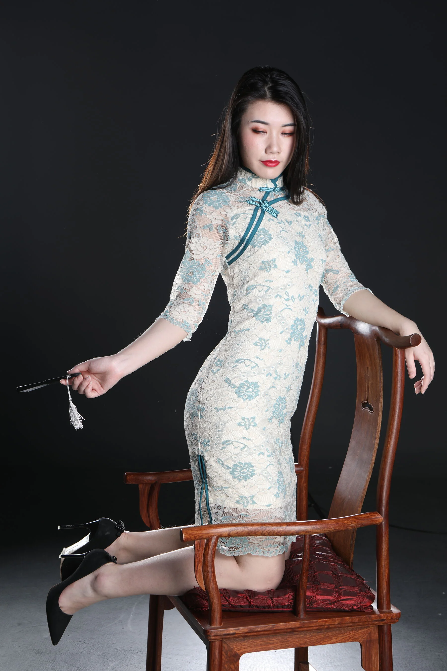 国模美娜大尺度人体私拍套图 - Photo 387
