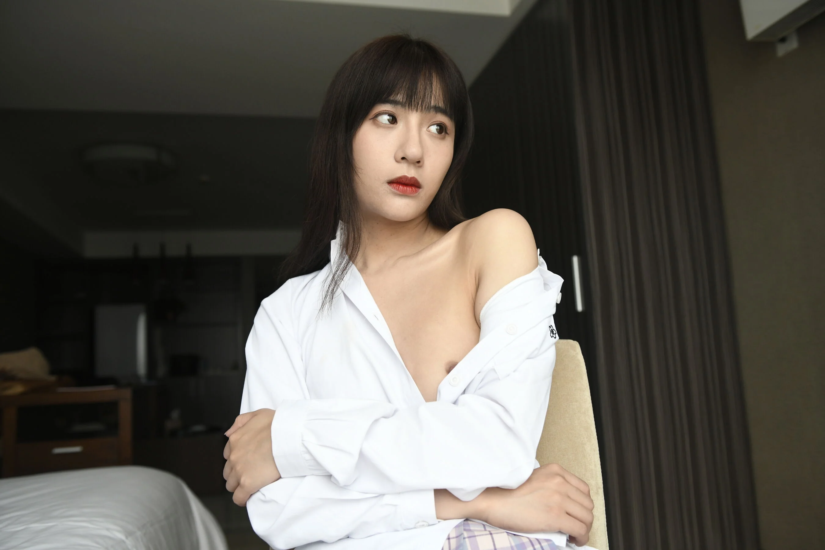 国模怜月大尺度人体私拍套图 - Photo 85