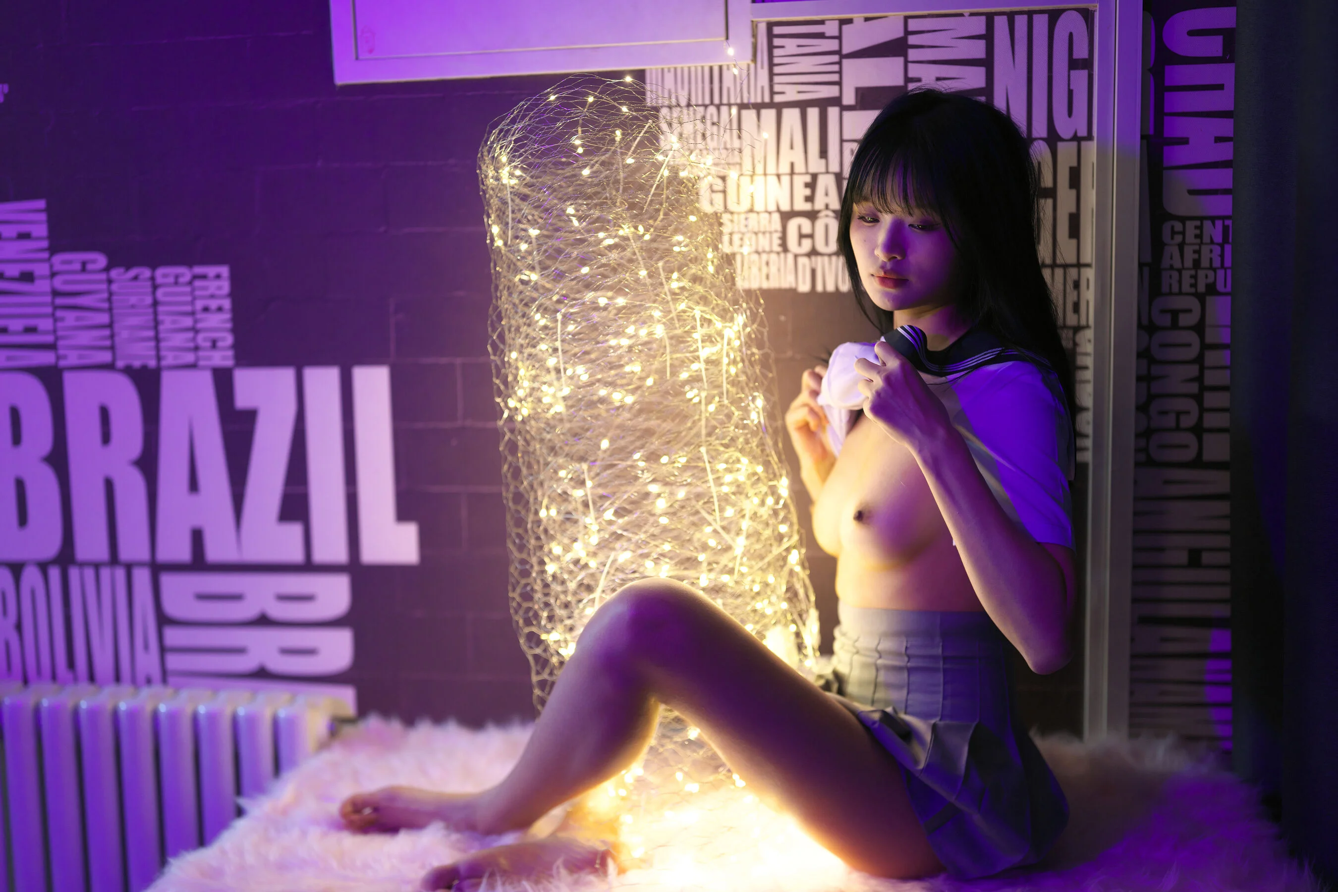 国模抹茶人体私拍套图 - Photo 130