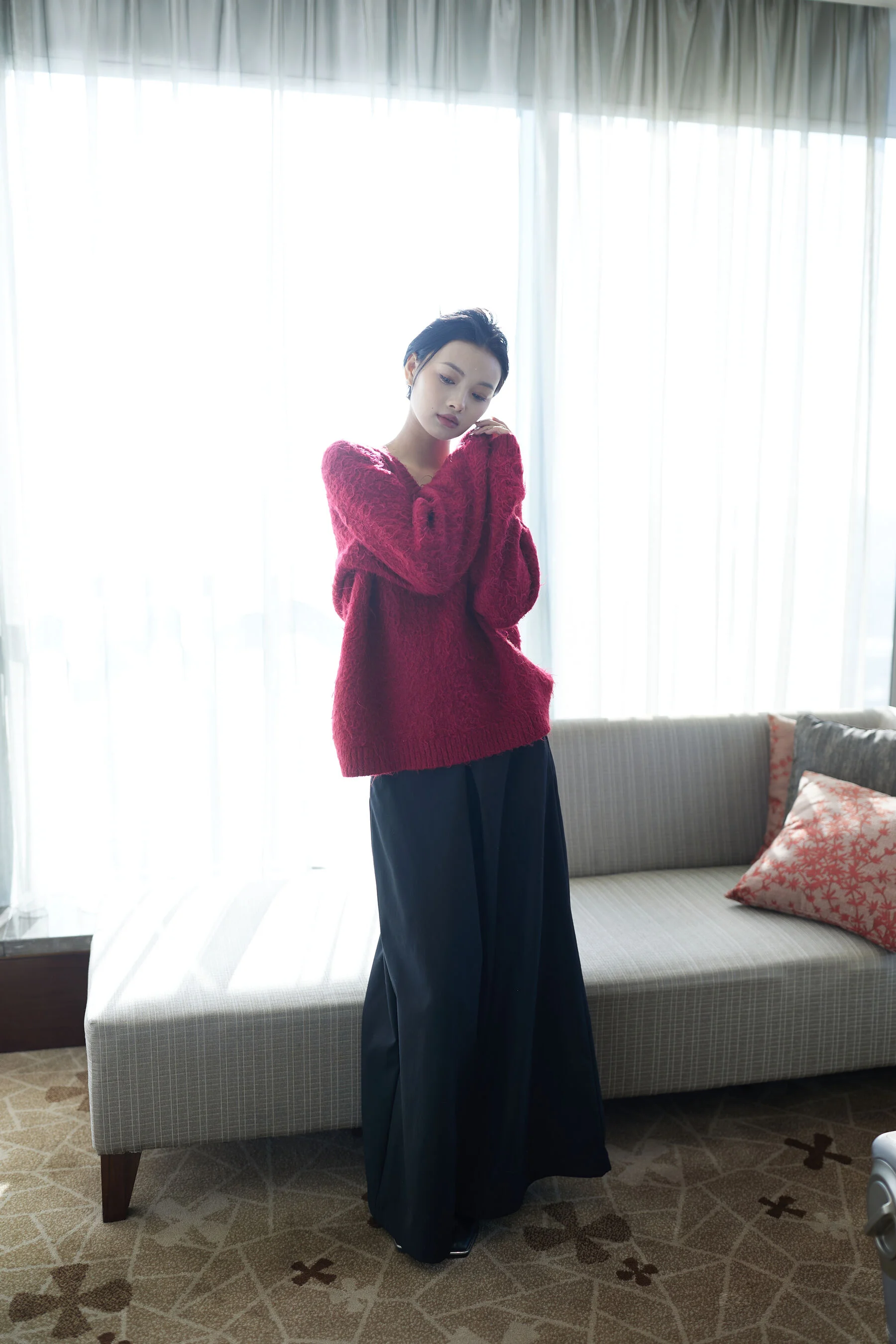 国模妮妮人体私拍套图 - Photo 56