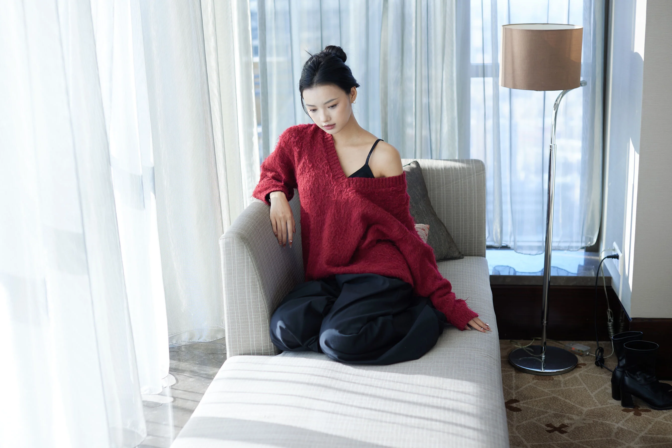 国模妮妮人体私拍套图 - Photo 101