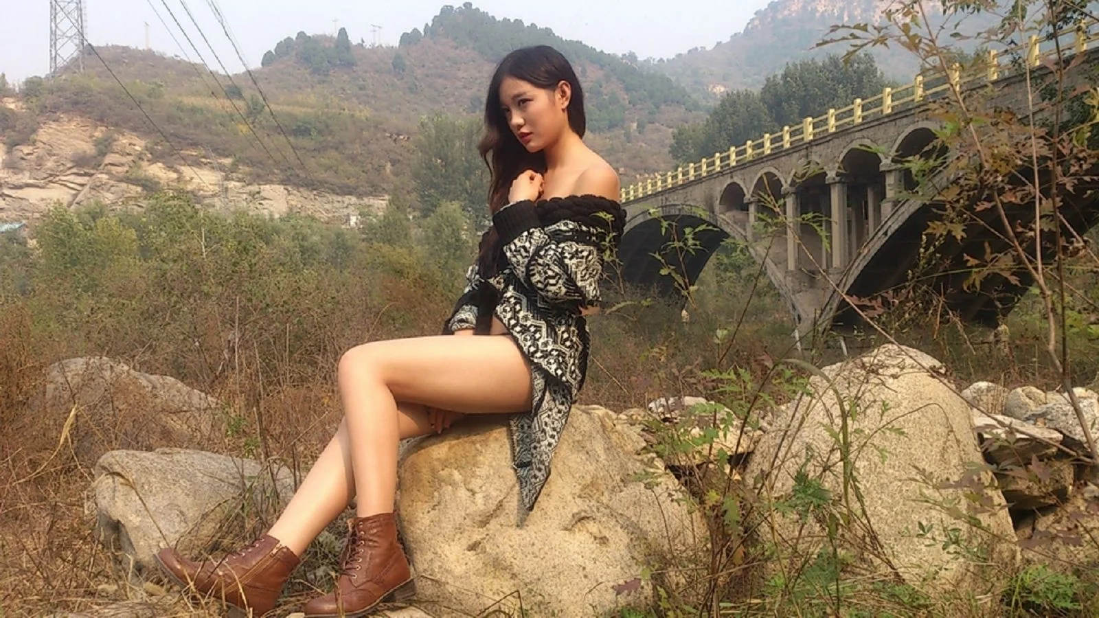国模林子颜人体私拍套图 - Photo 61