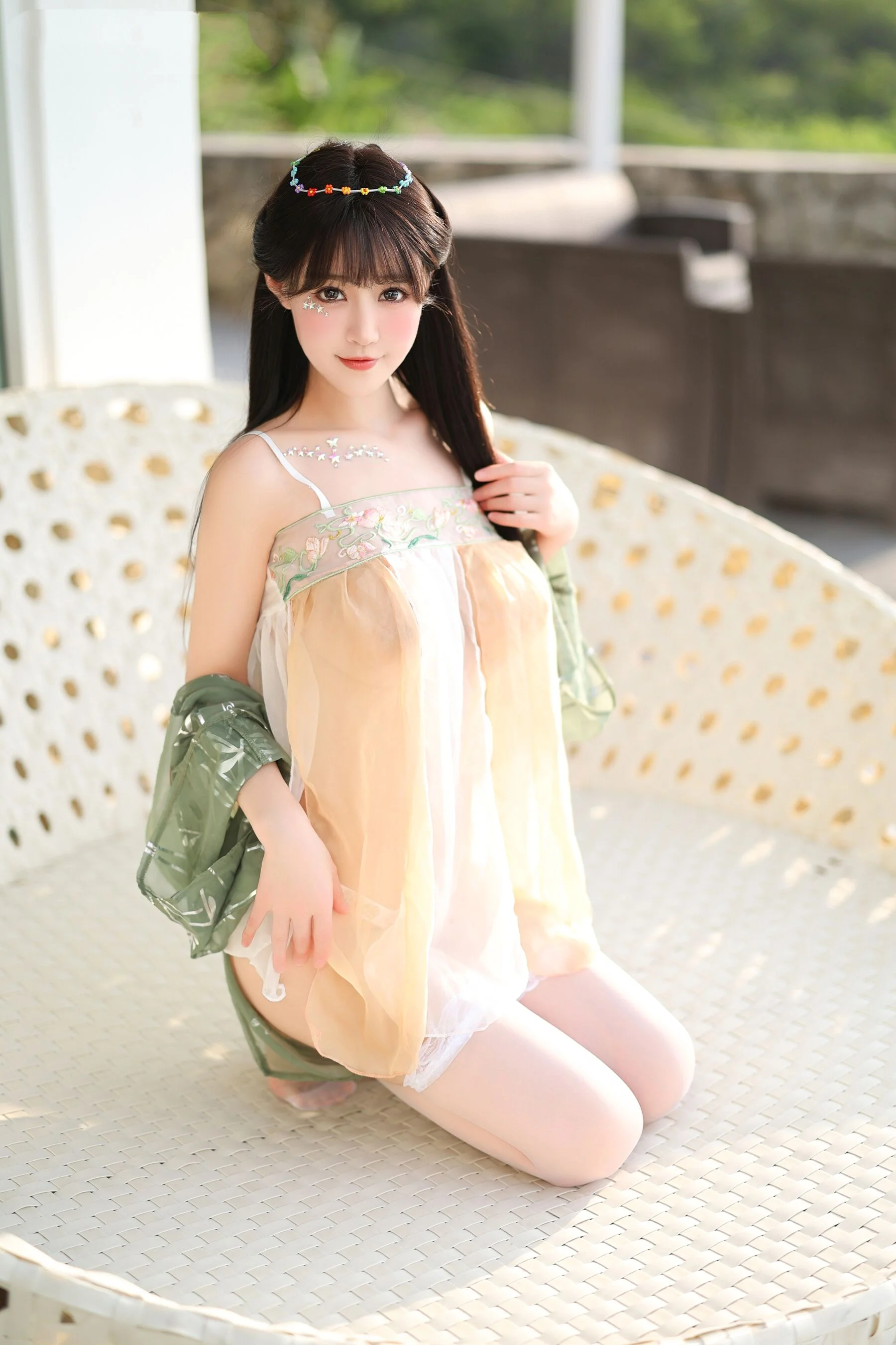 朱可儿《薄纱透视》 - Photo 4