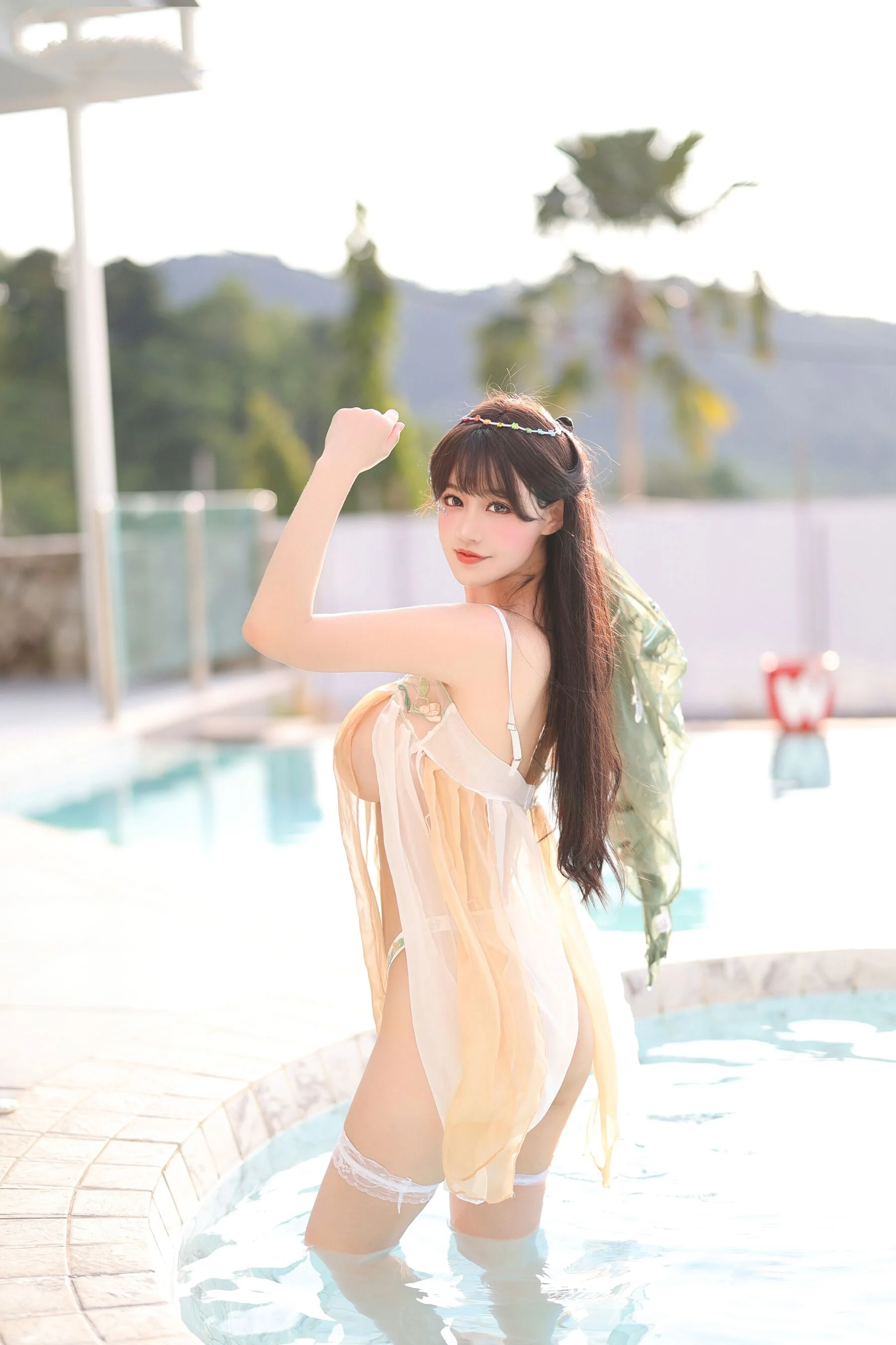 朱可儿《薄纱透视》 - Photo 24