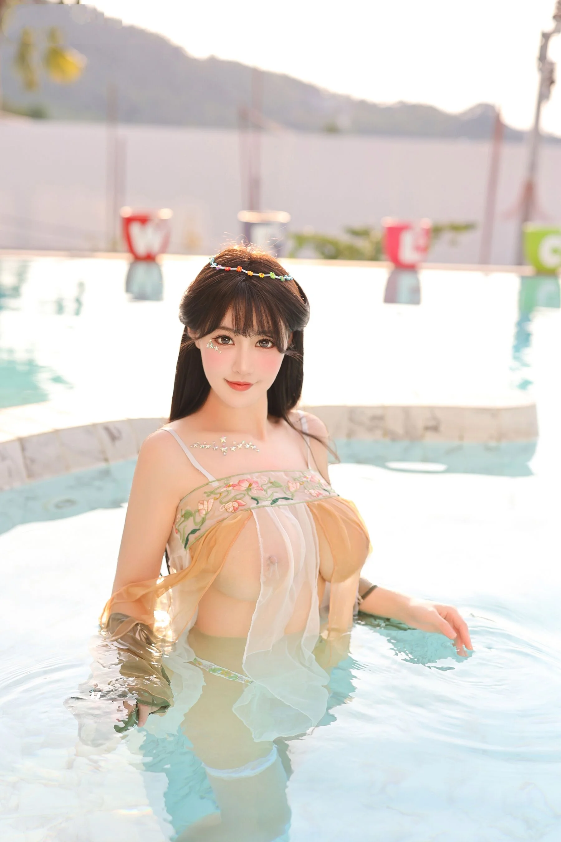 朱可儿《薄纱透视》 - Photo 34