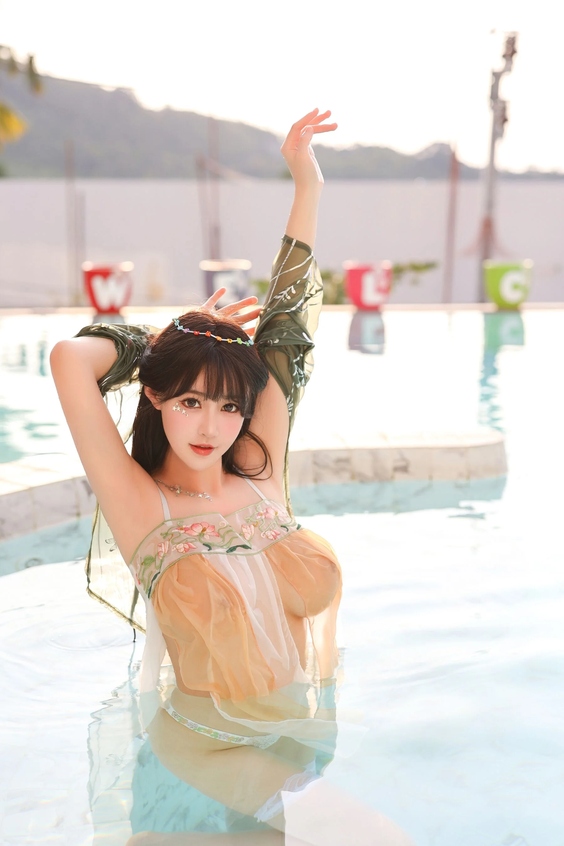 朱可儿《薄纱透视》 - Photo 92