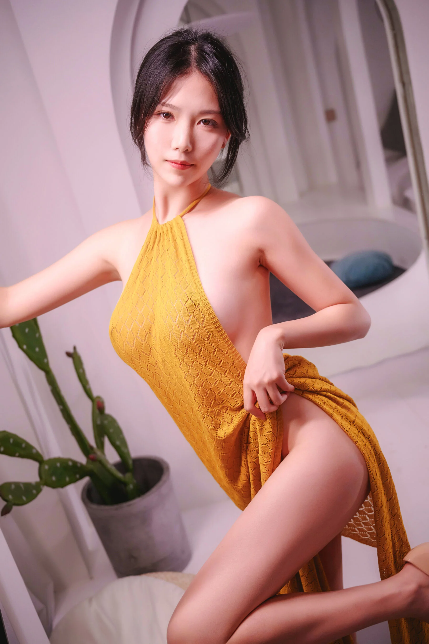 抖娘-利世《黄色战袍》 - Photo 2