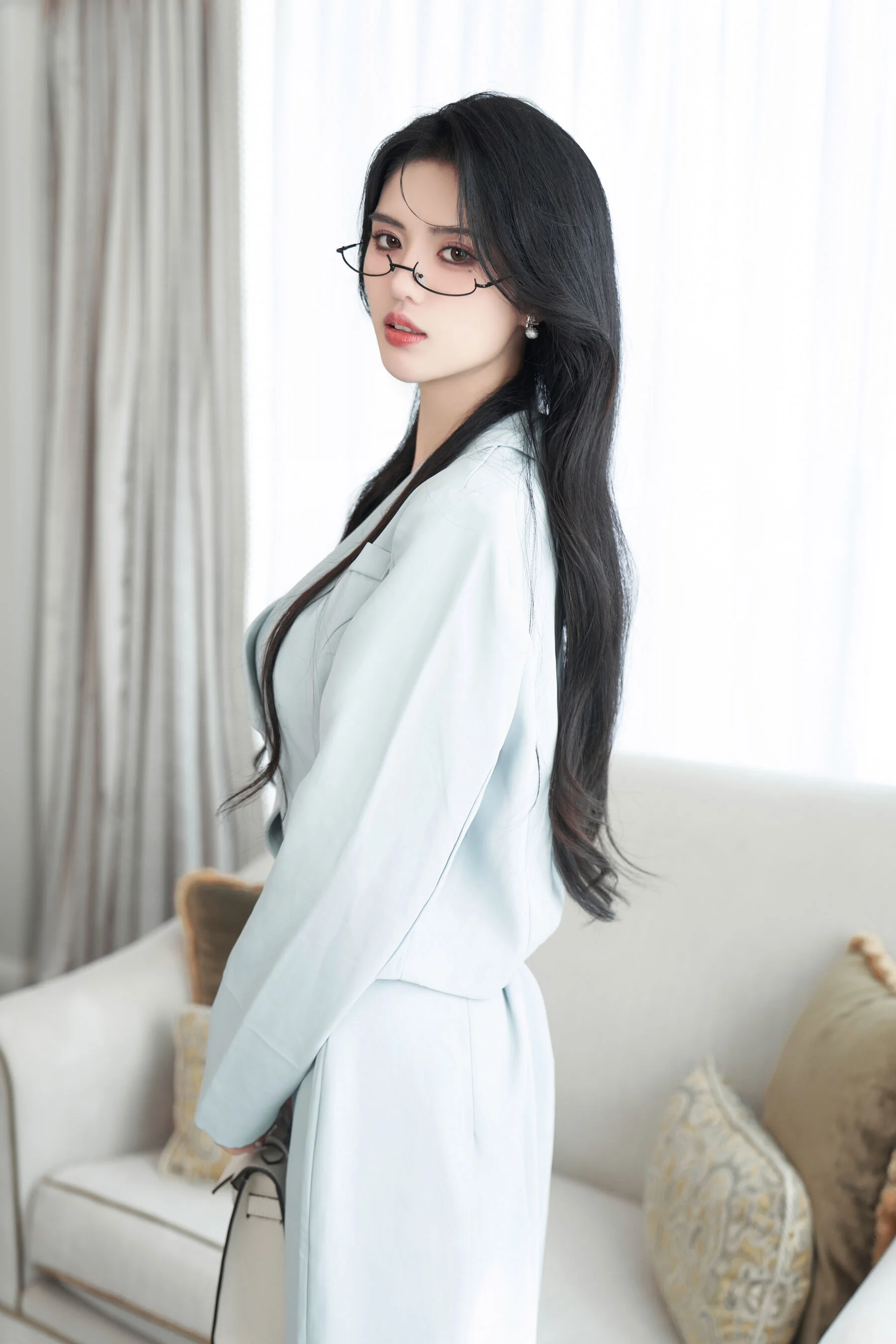 浅浅Danny《浴室紫色蕾丝》 - Photo 11